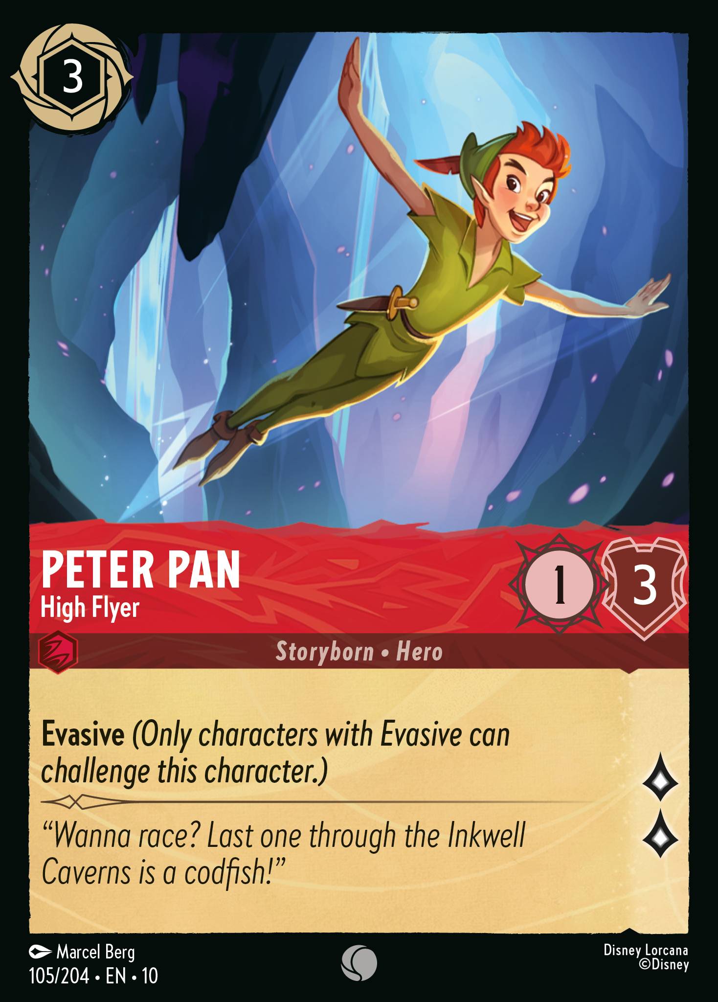 Carta Peter Pan - High Flyer del set Whispers in the Well