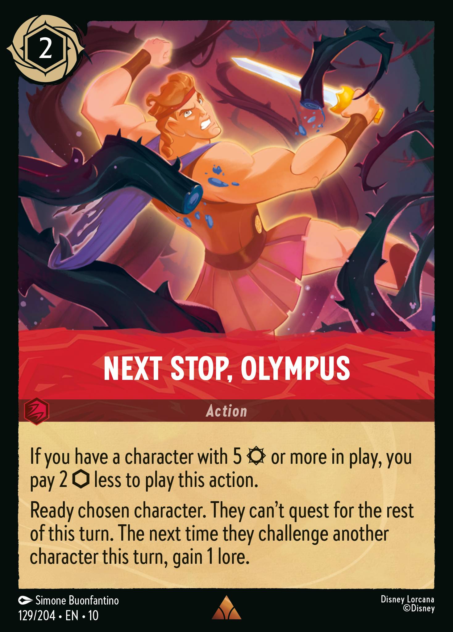 Carta Next Stop, Olympus del set Whispers in the Well