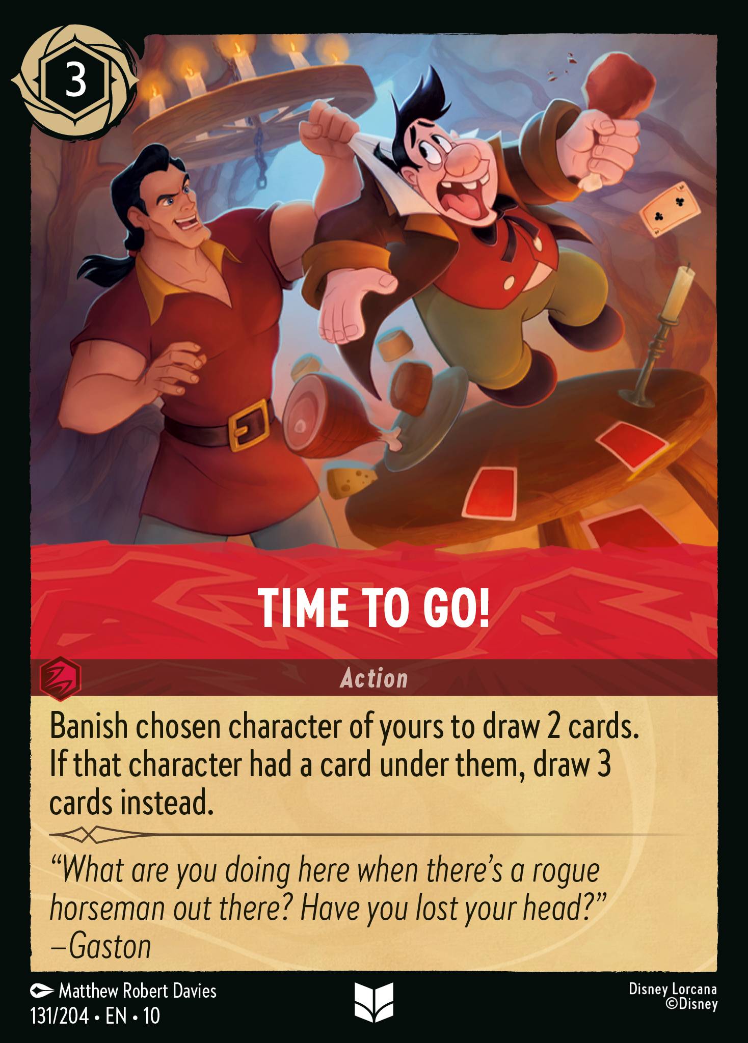 Carta Time to Go! del set Whispers in the Well