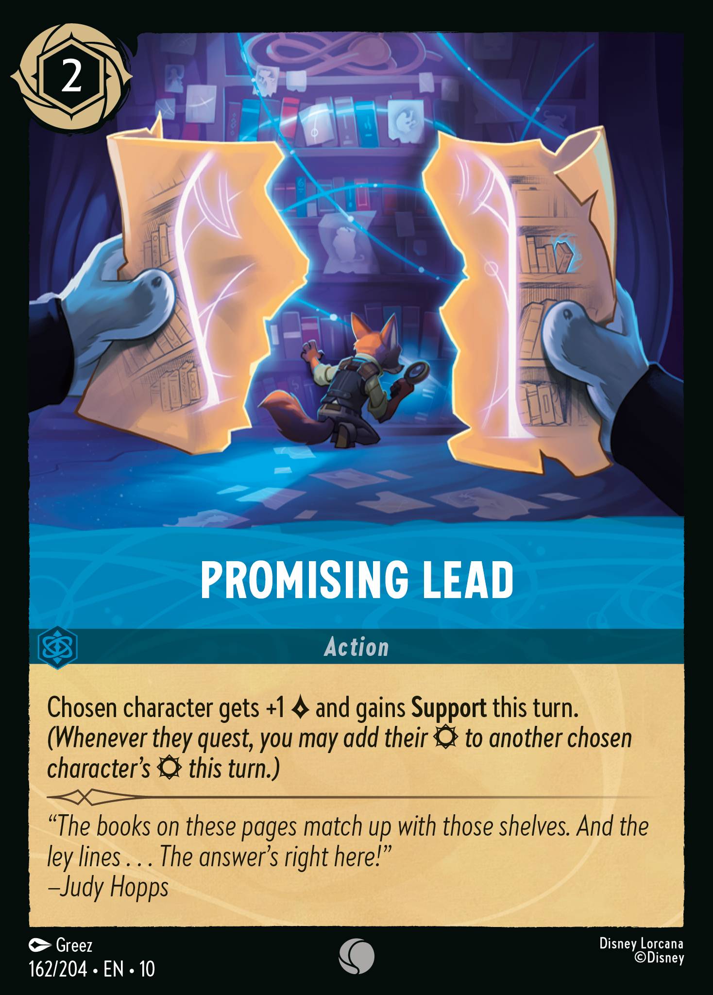 Carta Promising Lead del set Whispers in the Well