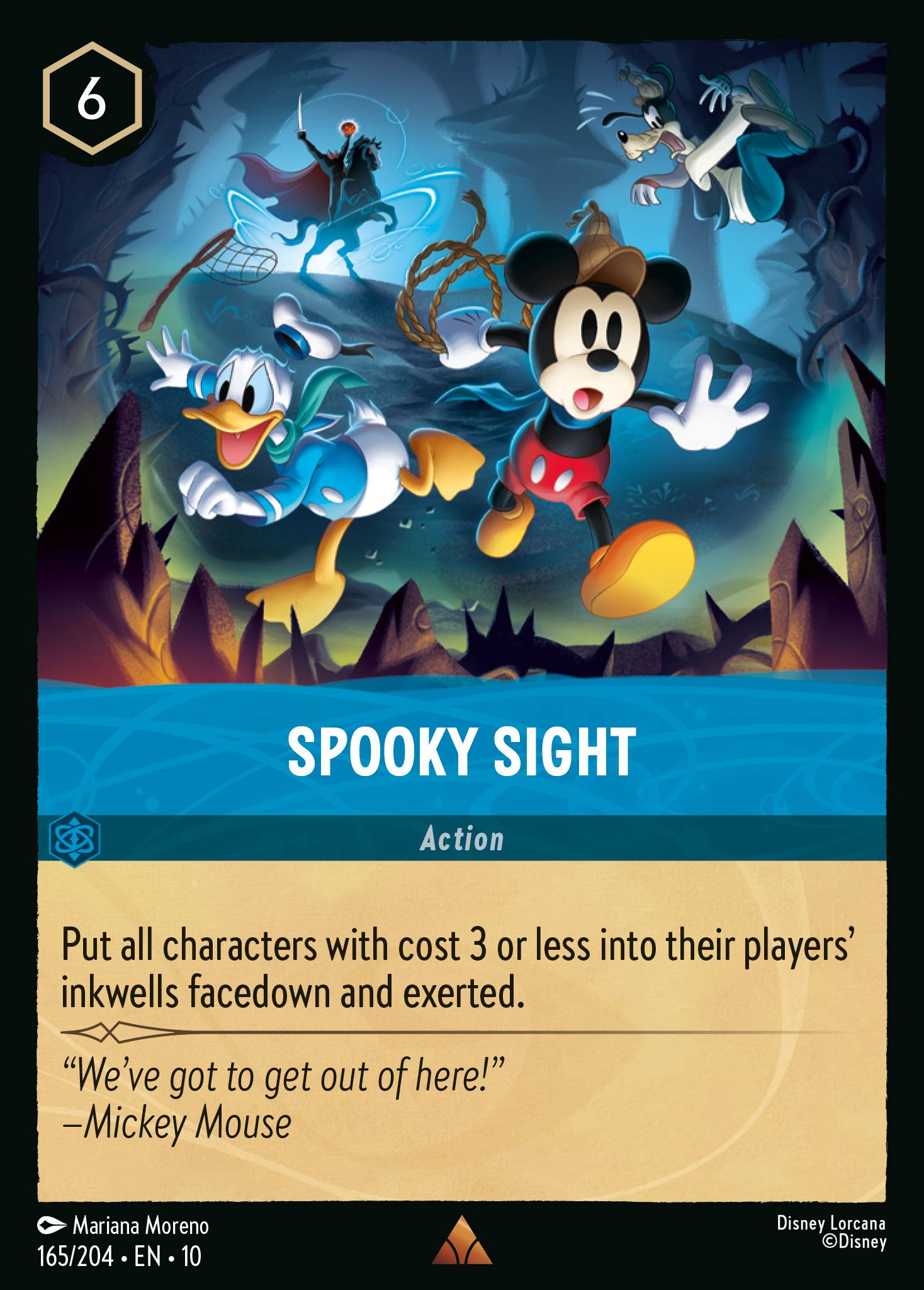 Carta Spooky Sight del set Whispers in the Well