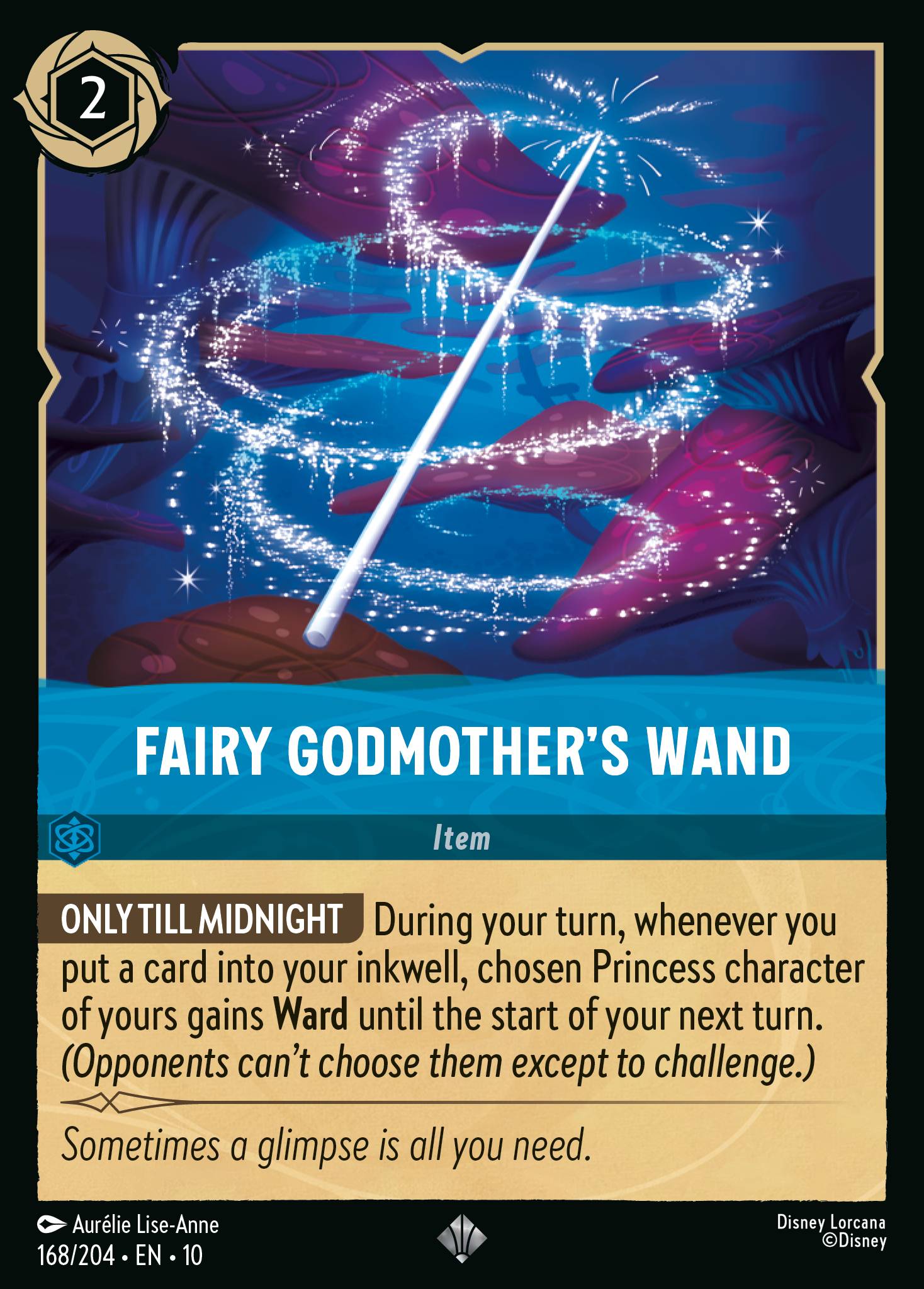 Carta Fairy Godmother's Wand del set Whispers in the Well