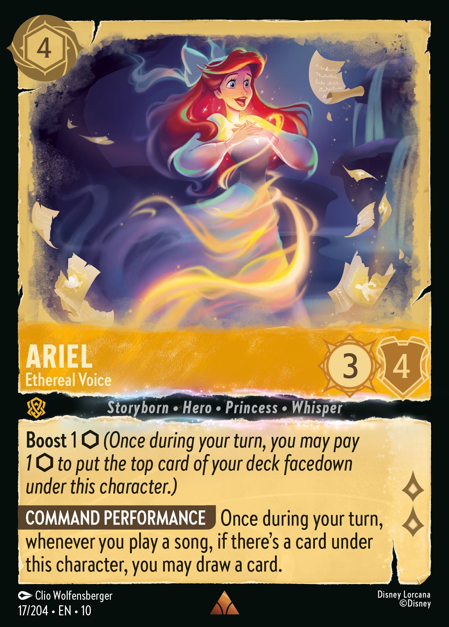 Carta Ariel - Ethereal Voice del set Whispers in the Well