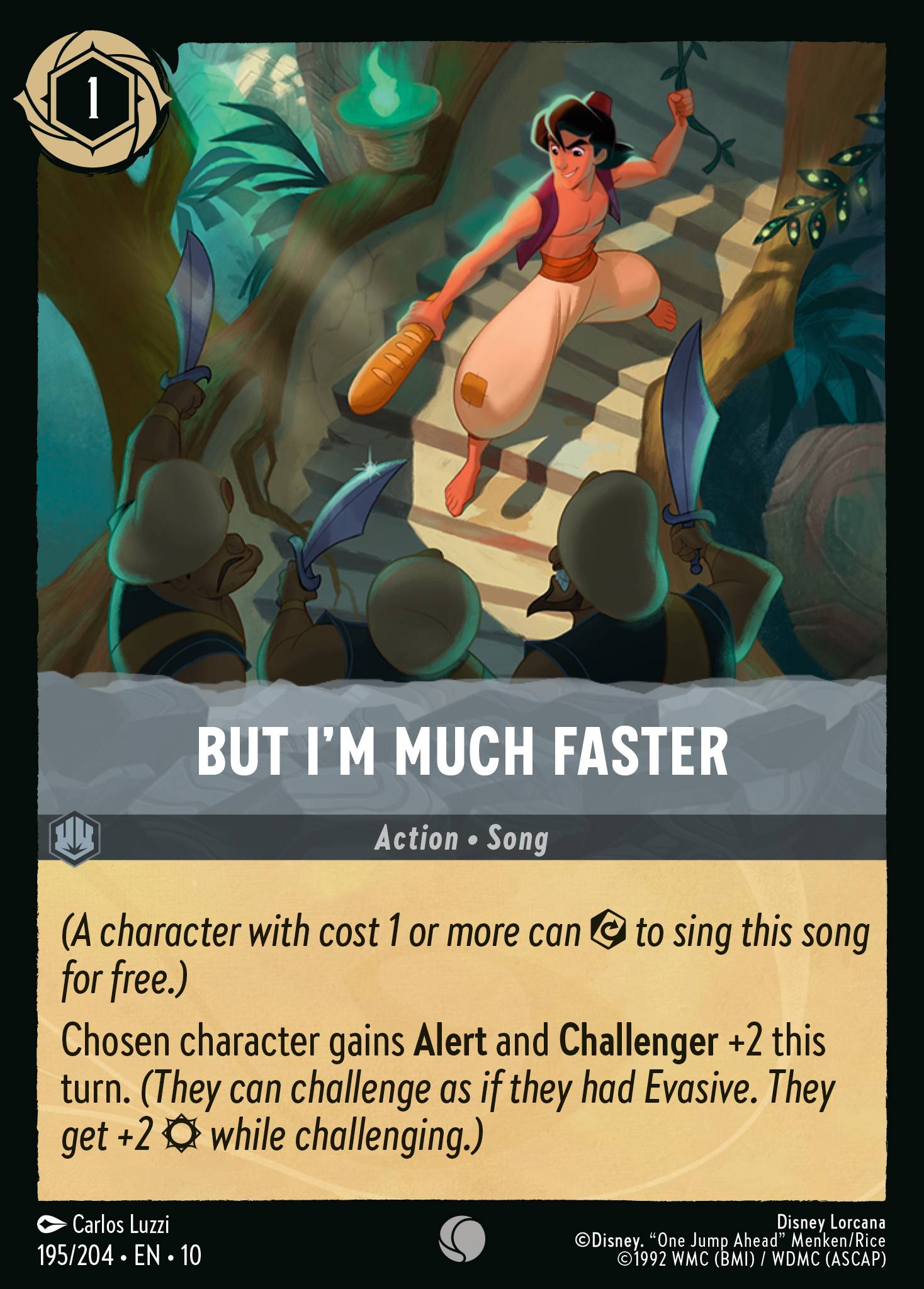 Carta But I'm Much Faster del set Whispers in the Well