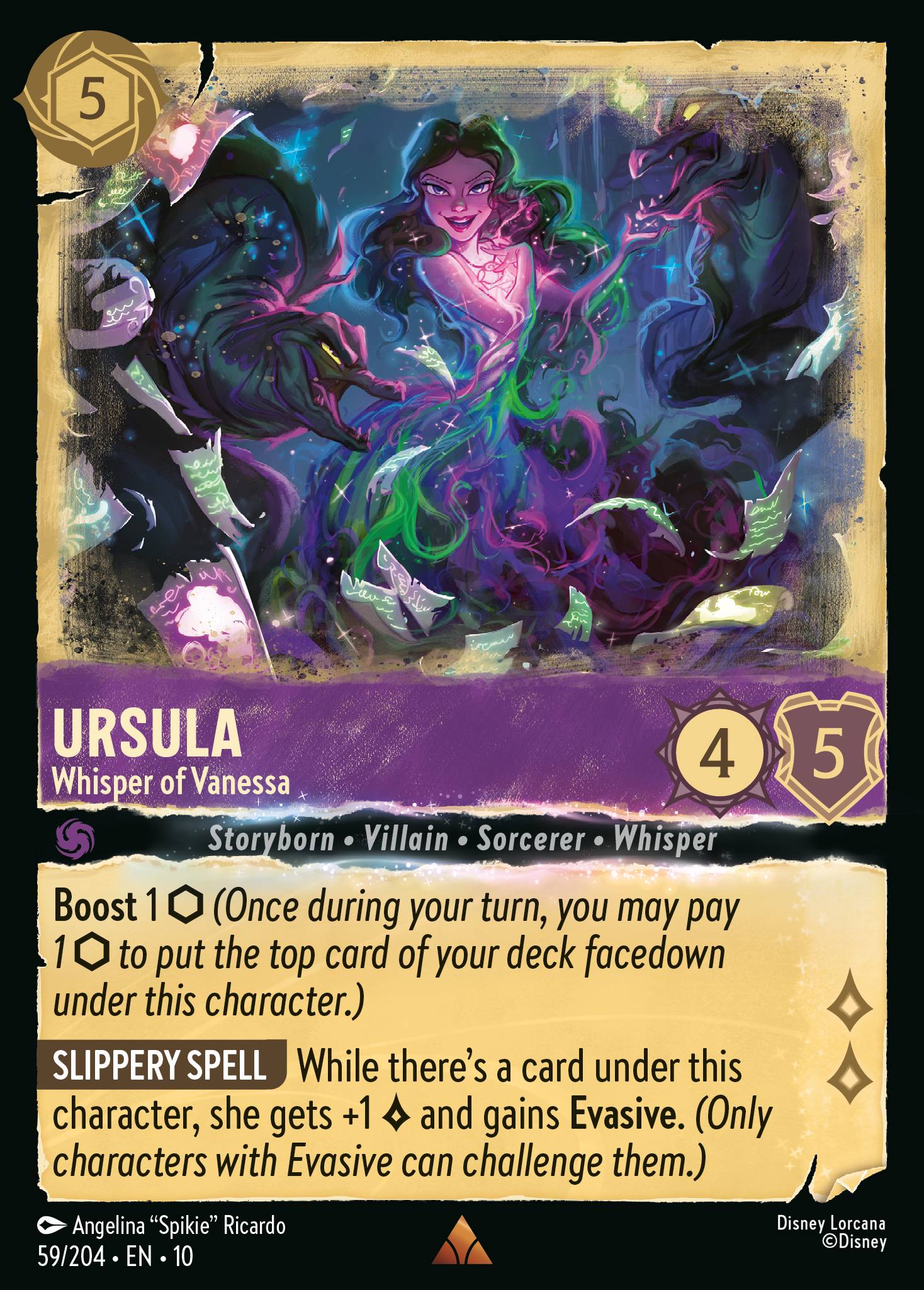 Carta Ursula - Whisper of Vanessa del set Whispers in the Well