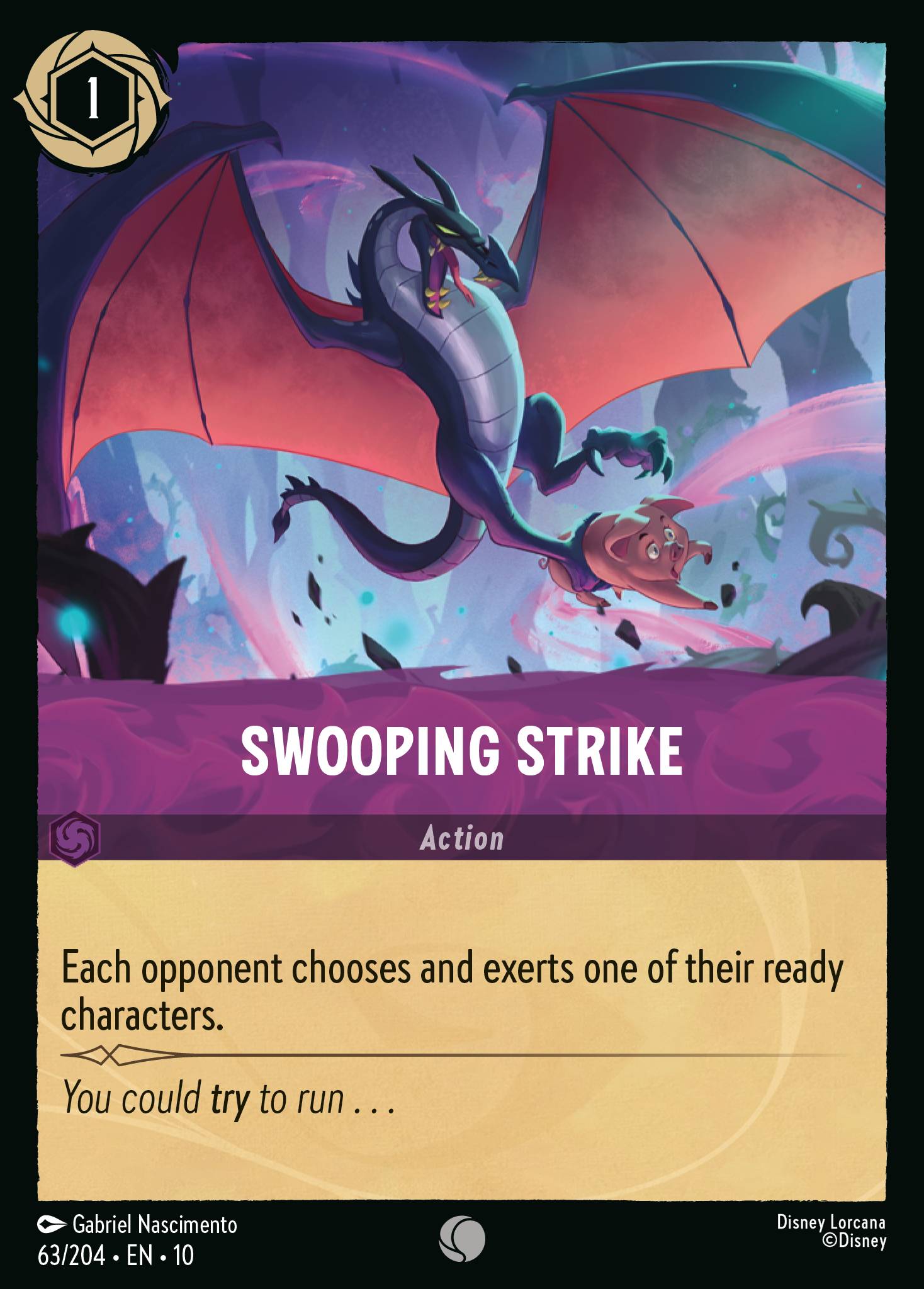 Carta Swooping Strike del set Whispers in the Well