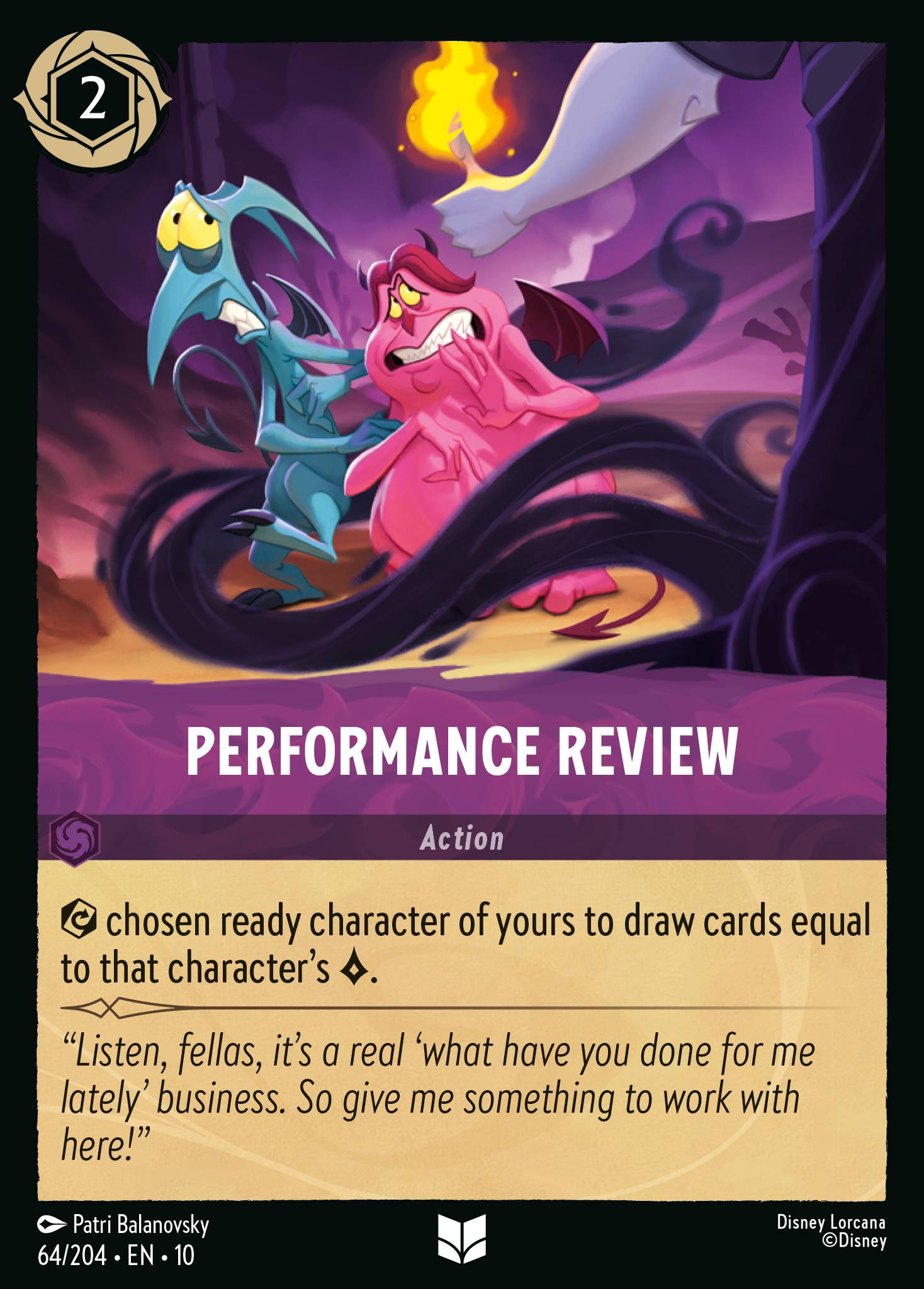 Carta Performance Review del set Whispers in the Well