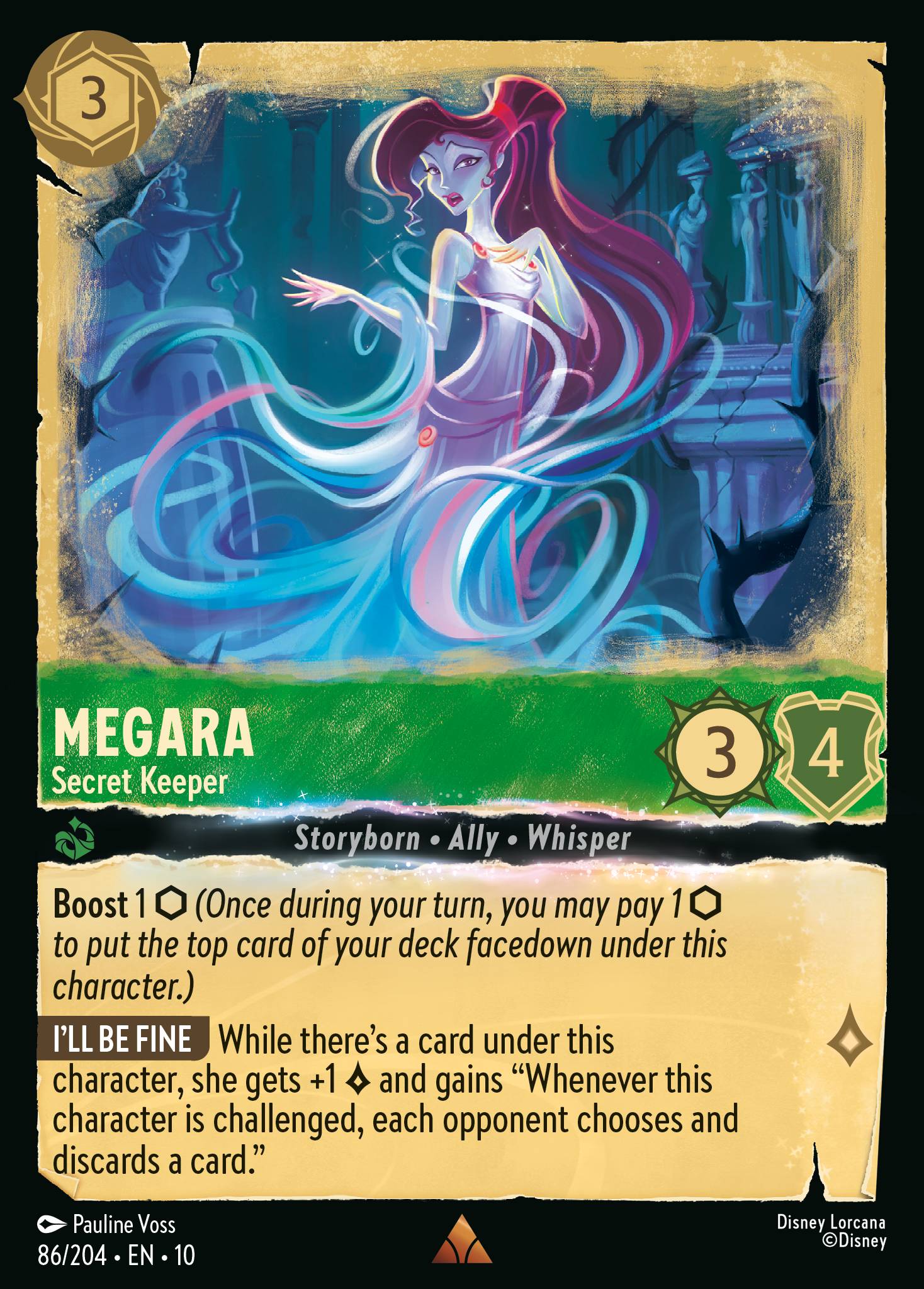 Carta Megara - Secret Keeper del set Whispers in the Well