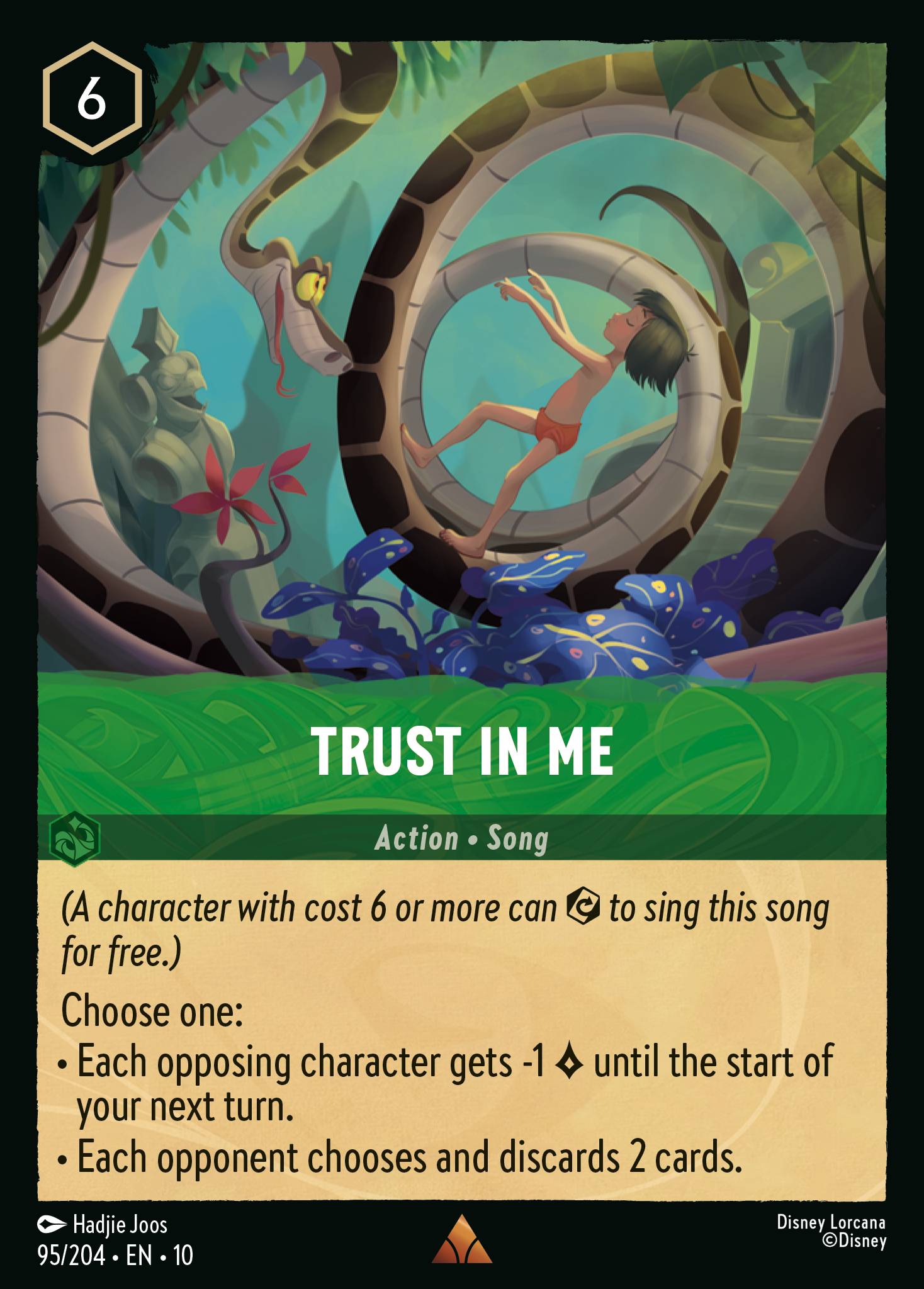 Carta Trust In Me del set Whispers in the Well