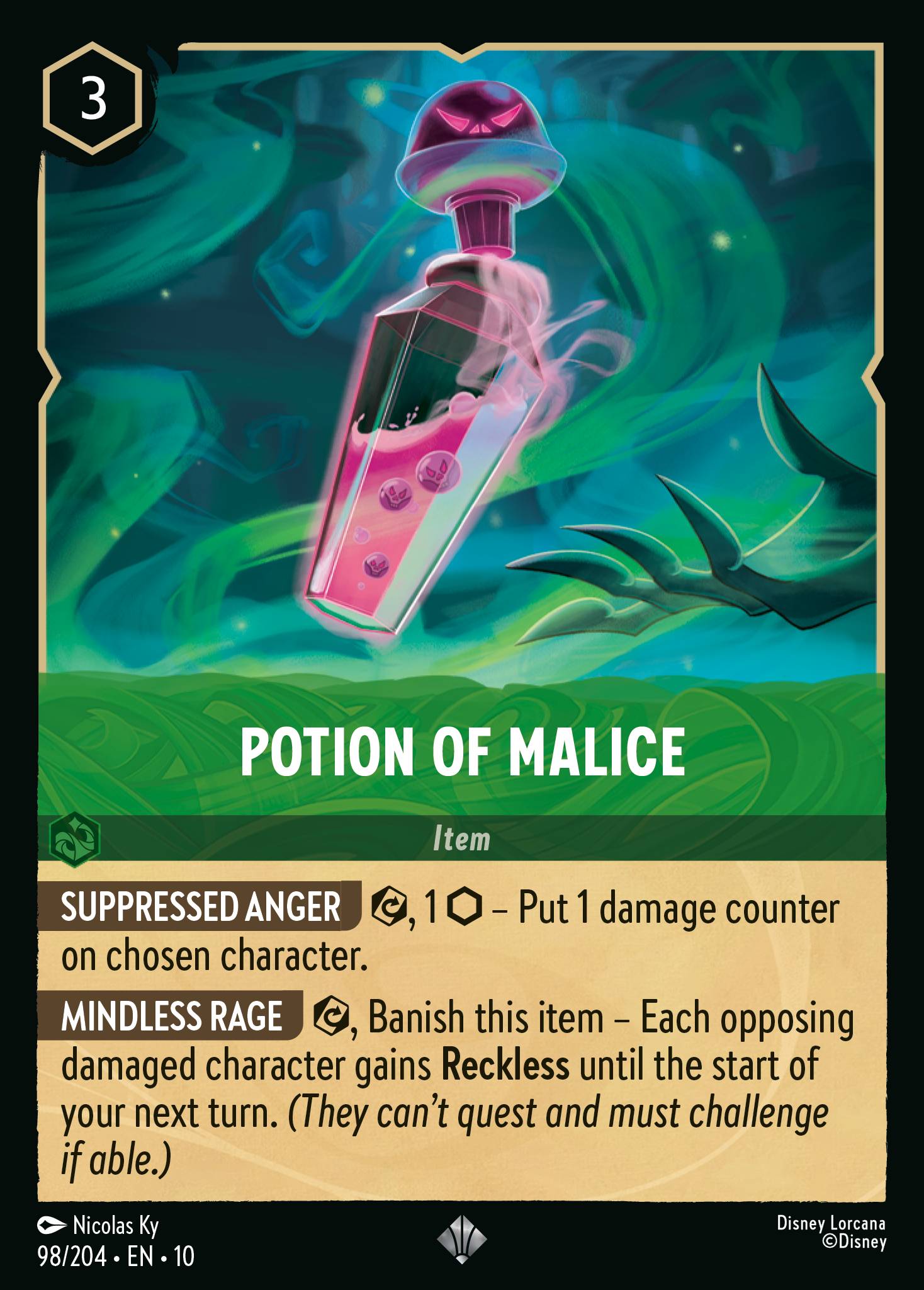 Carta Potion of Malice del set Whispers in the Well
