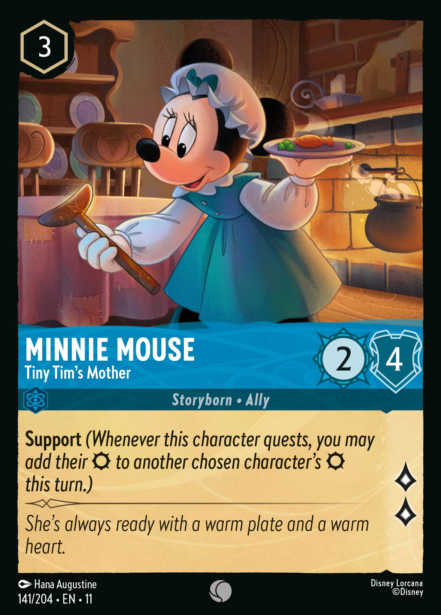 Carta Minnie Mouse - Tiny Tim's Mother del set Winterspell