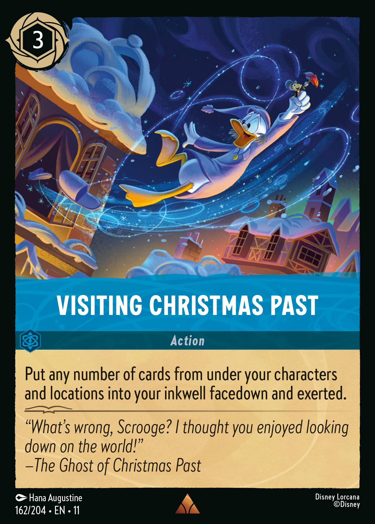 Carta Visiting Christmas Past del set Winterspell