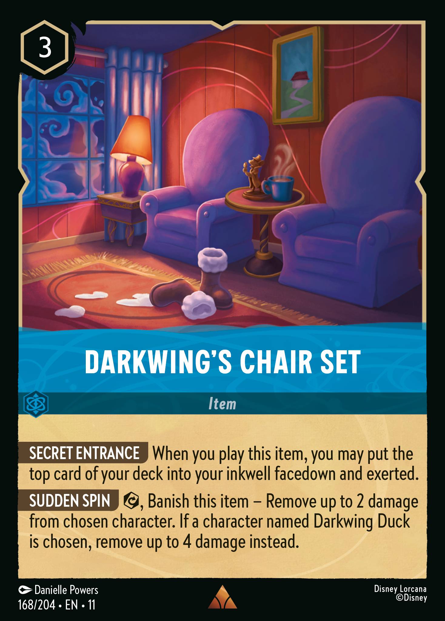 Carta Darkwing's Chair Set del set Winterspell