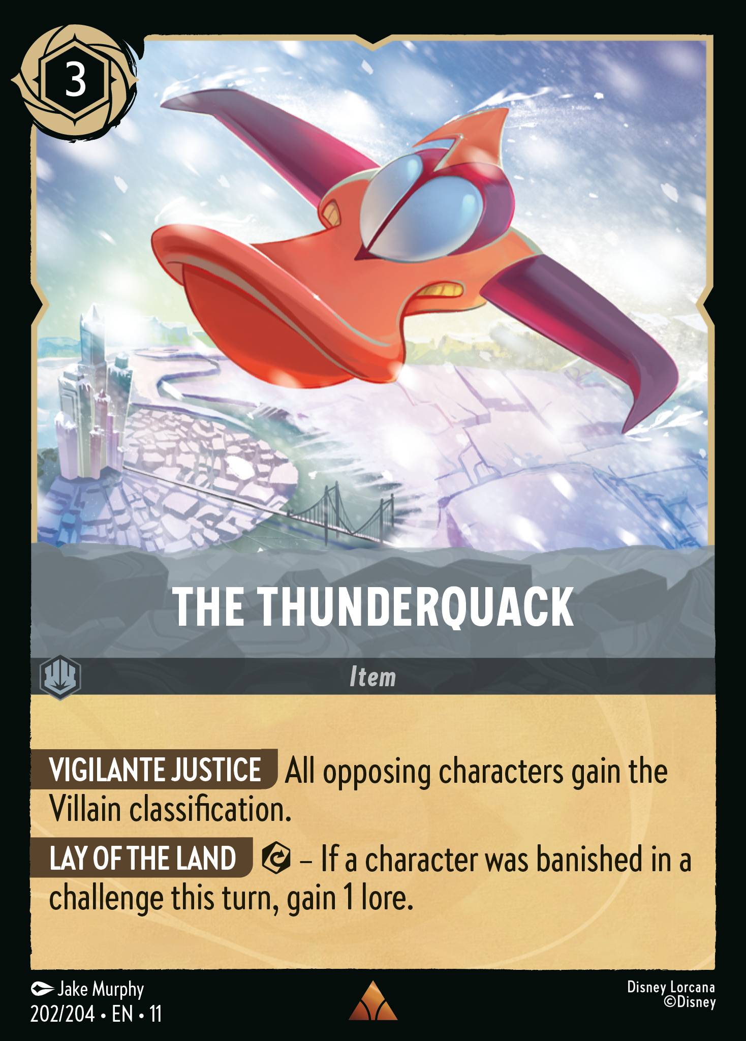 Carta The Thunderquack del set Winterspell
