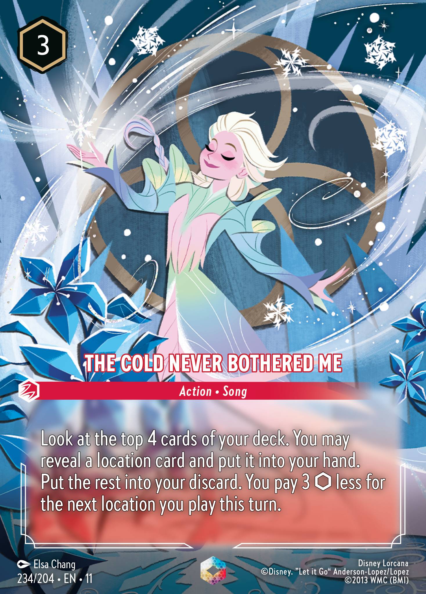 Carta The Cold Never Bothered Me del set Winterspell
