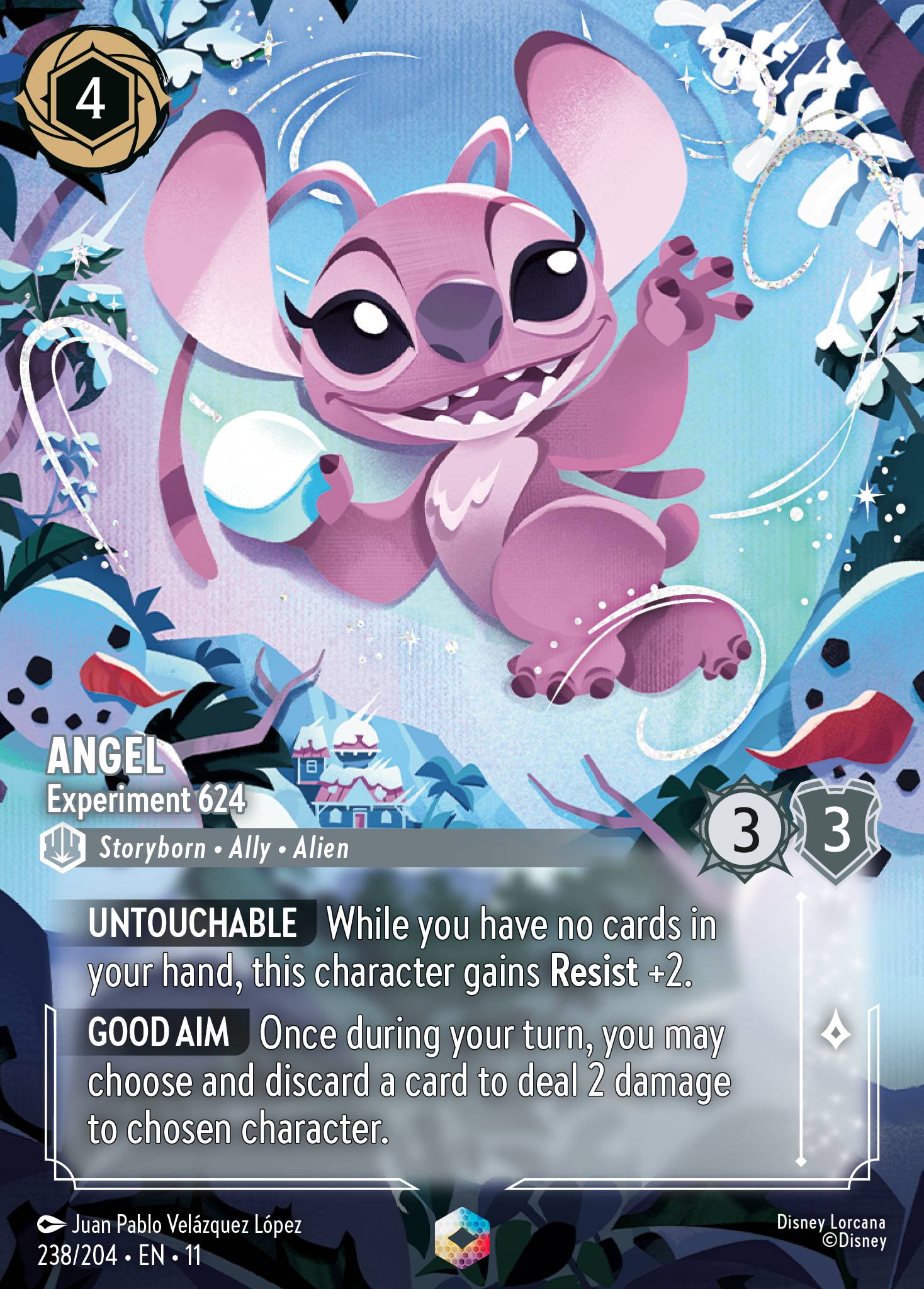 Carta Angel - Experiment 624 del set Winterspell