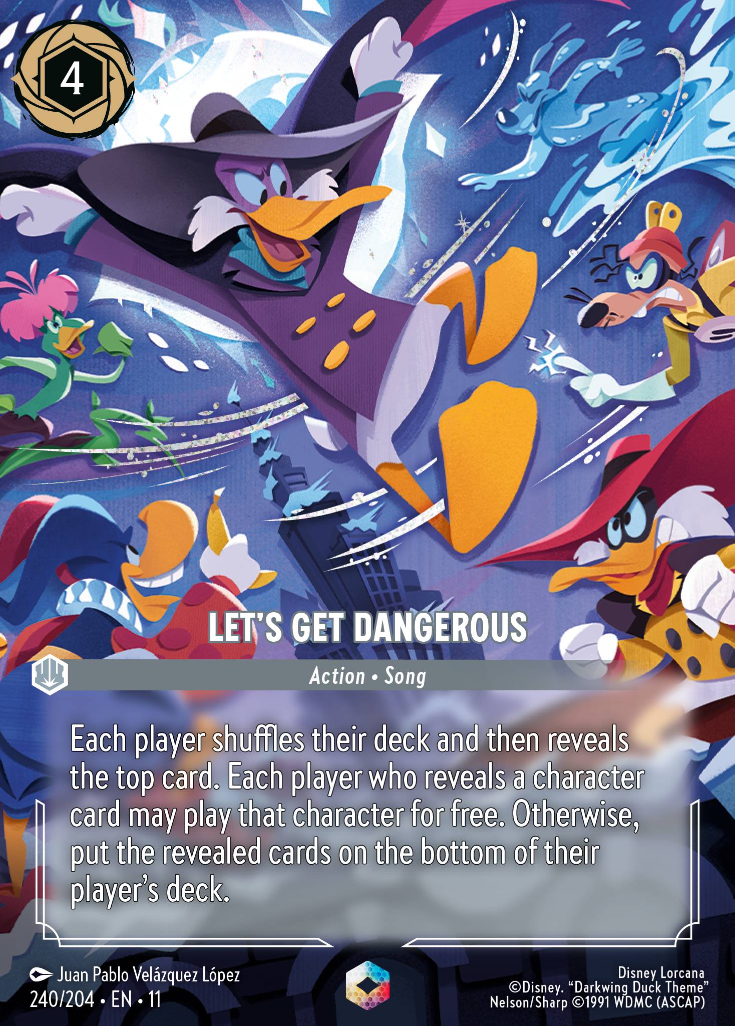 Carta Let's Get Dangerous del set Winterspell