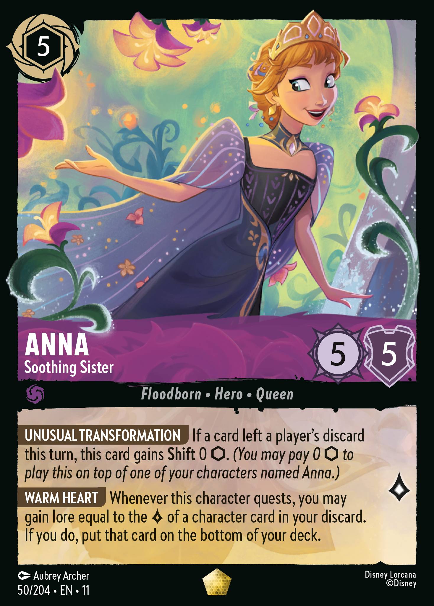 Carta Anna - Soothing Sister del set Winterspell