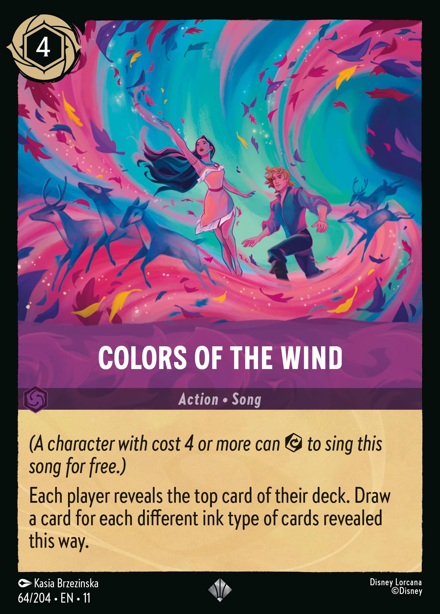 Carta Colors of the Wind del set Winterspell