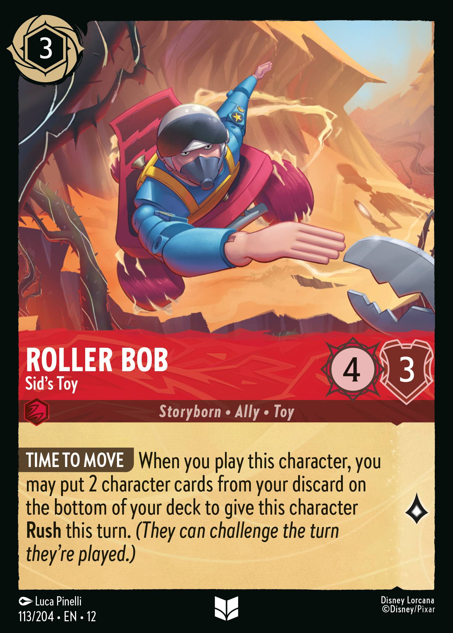 Carta Roller Bob - Sid's Toy del set Wilds Unknown