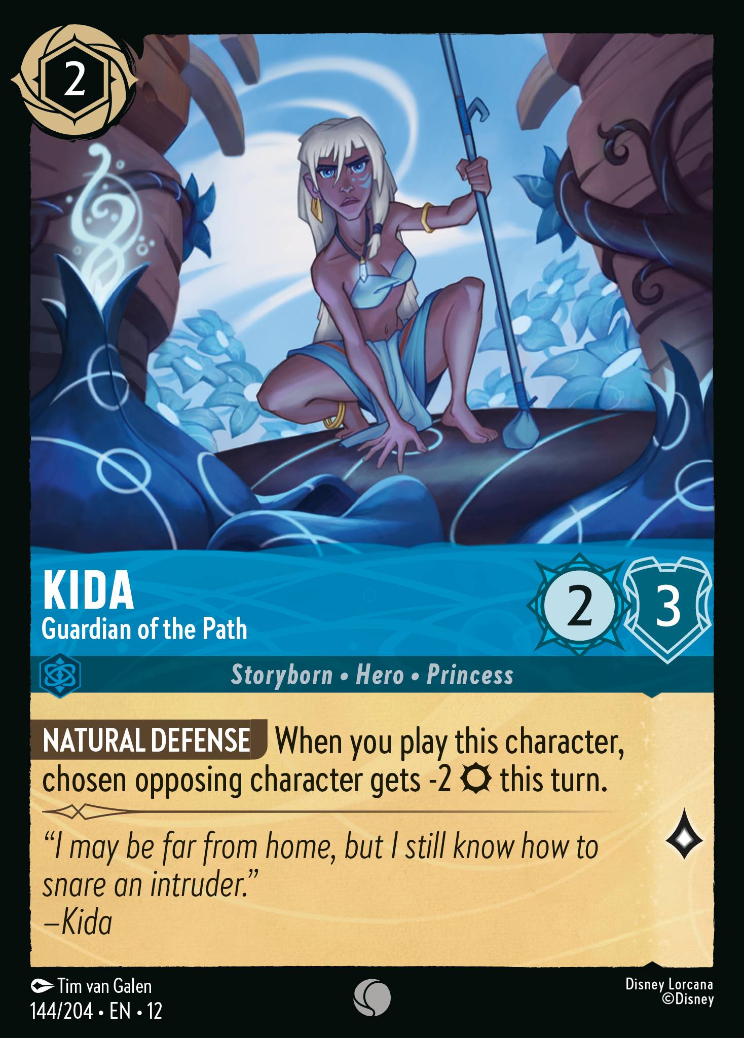 Carta Kida - Guardian of the Path del set Wilds Unknown