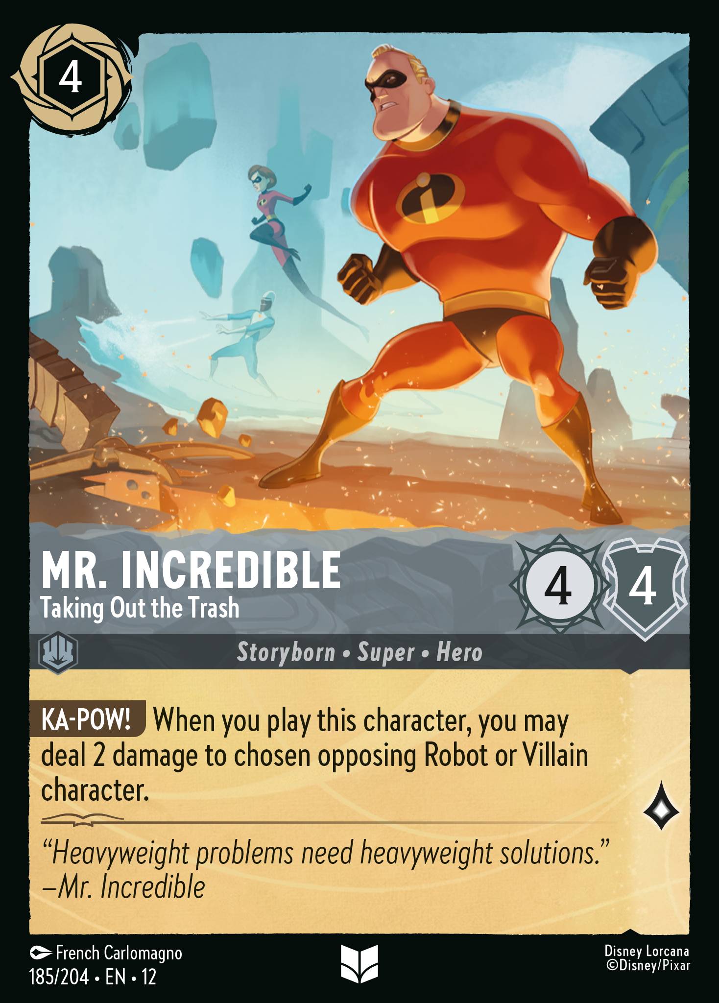 Carta Mr. Incredible - Taking Out the Trash del set Wilds Unknown