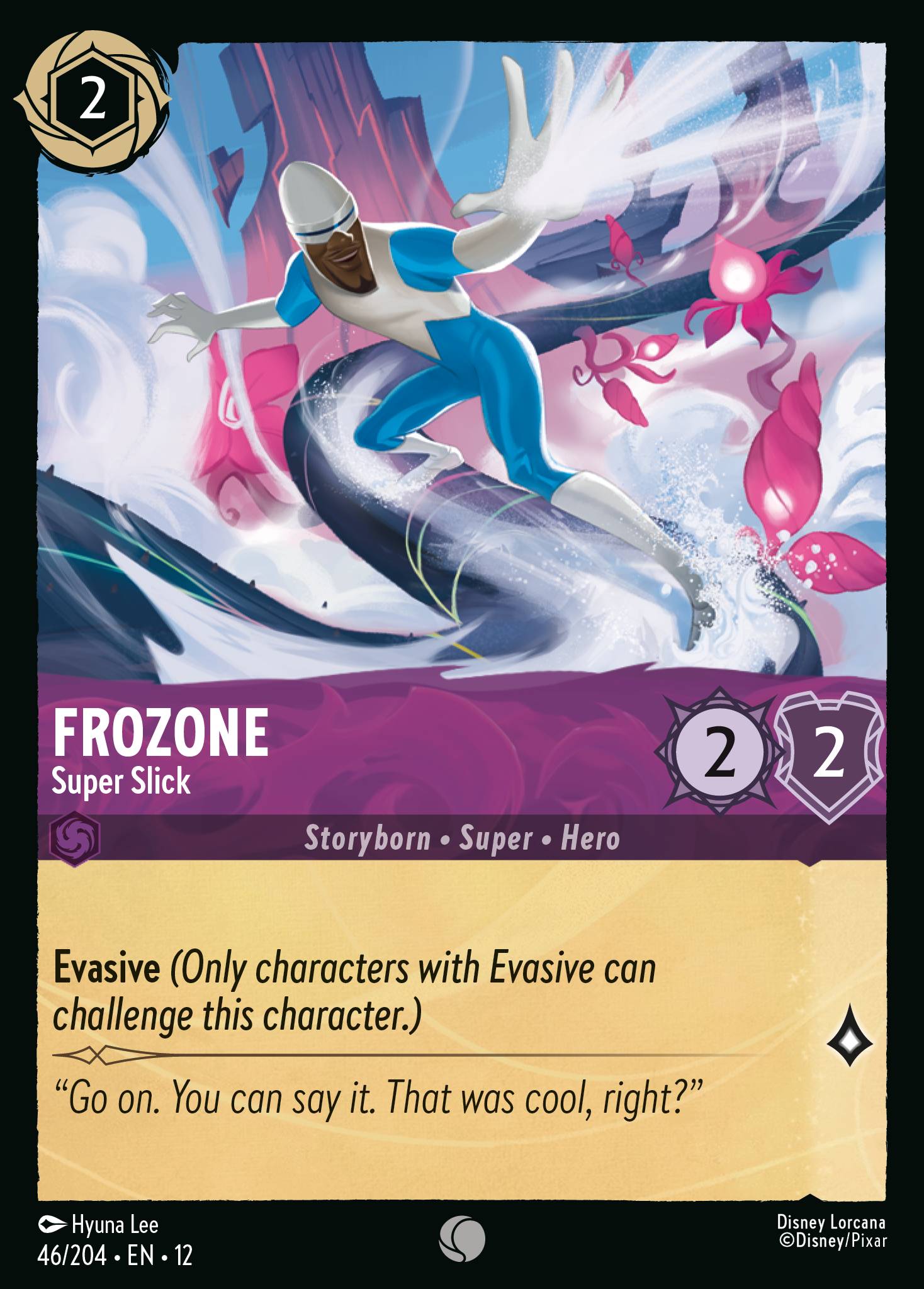 Carta Frozone - Super Slick del set Wilds Unknown