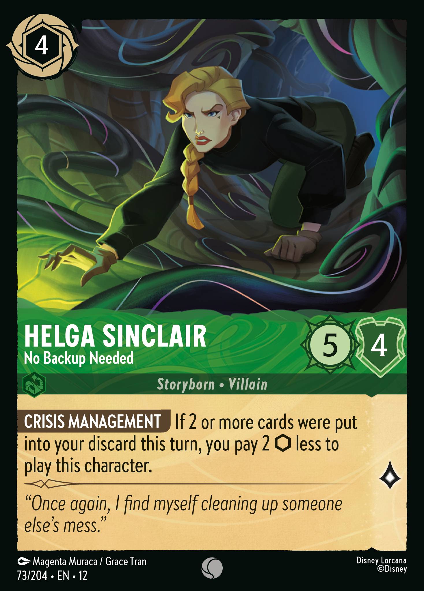 Carta Helga Sinclair - No Backup Needed del set Wilds Unknown