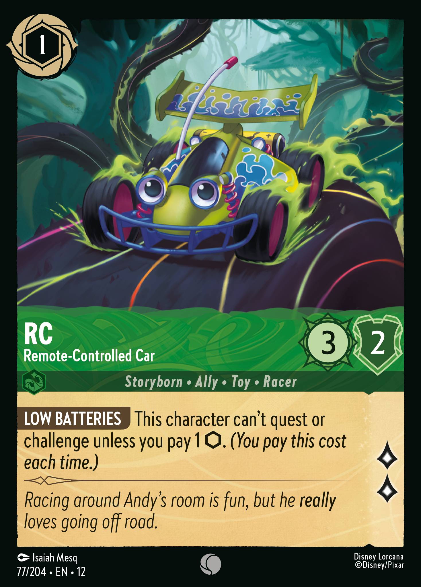 Carta RC - Remote-Controlled Car del set Wilds Unknown