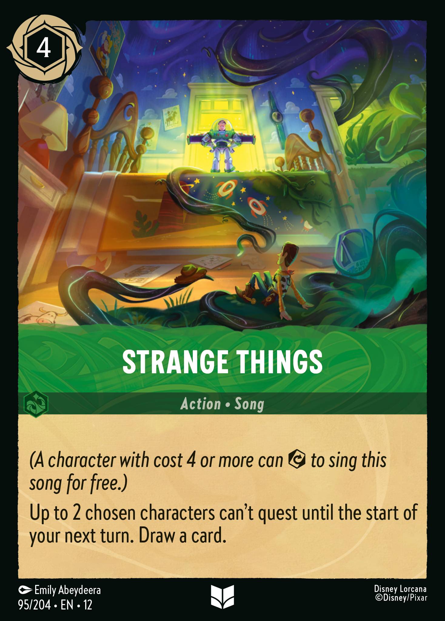 Carta Strange Things del set Wilds Unknown