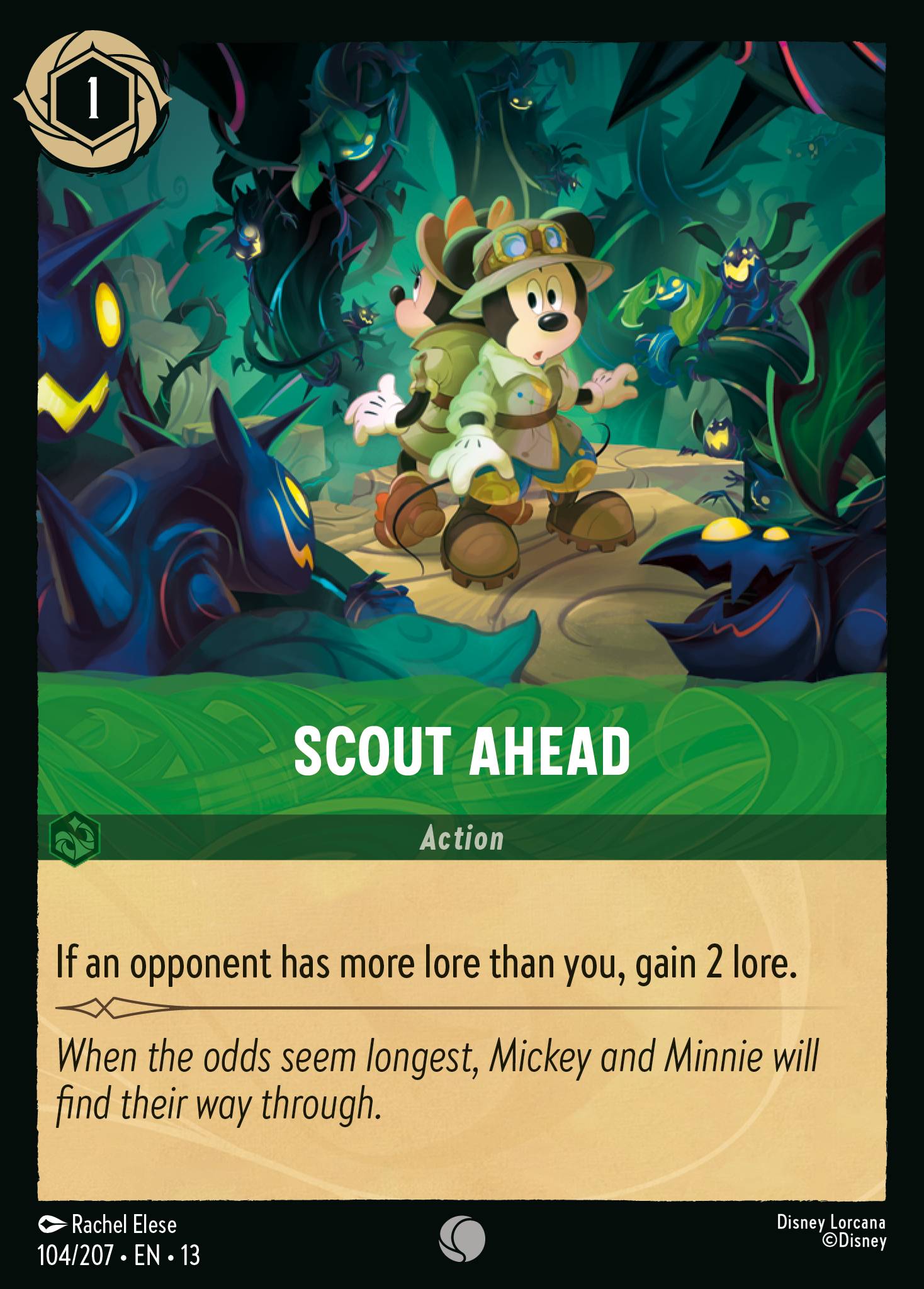 Carta Scout Ahead del set Attack of the Vine!