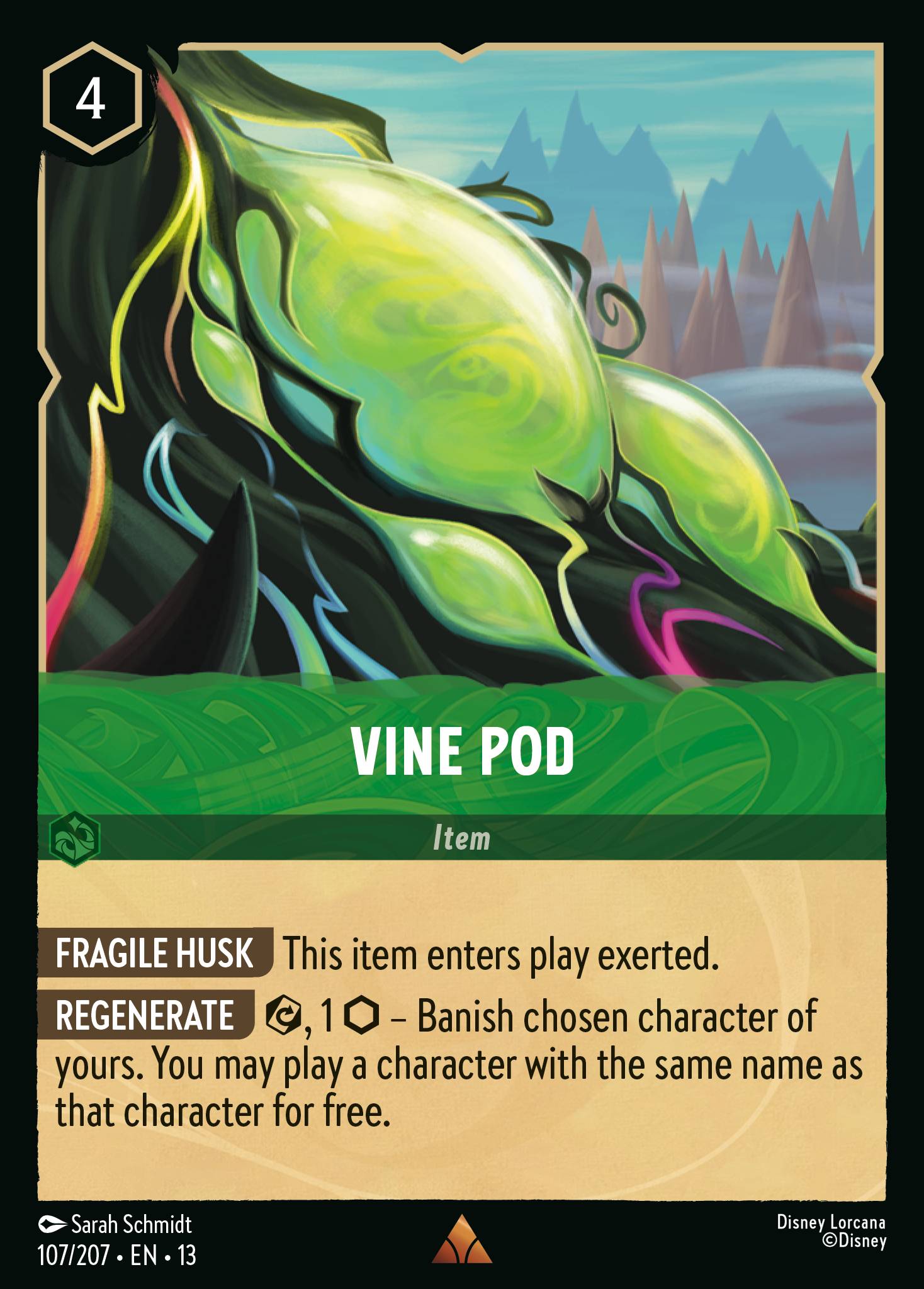 Carta Vine Pod del set Attack of the Vine!