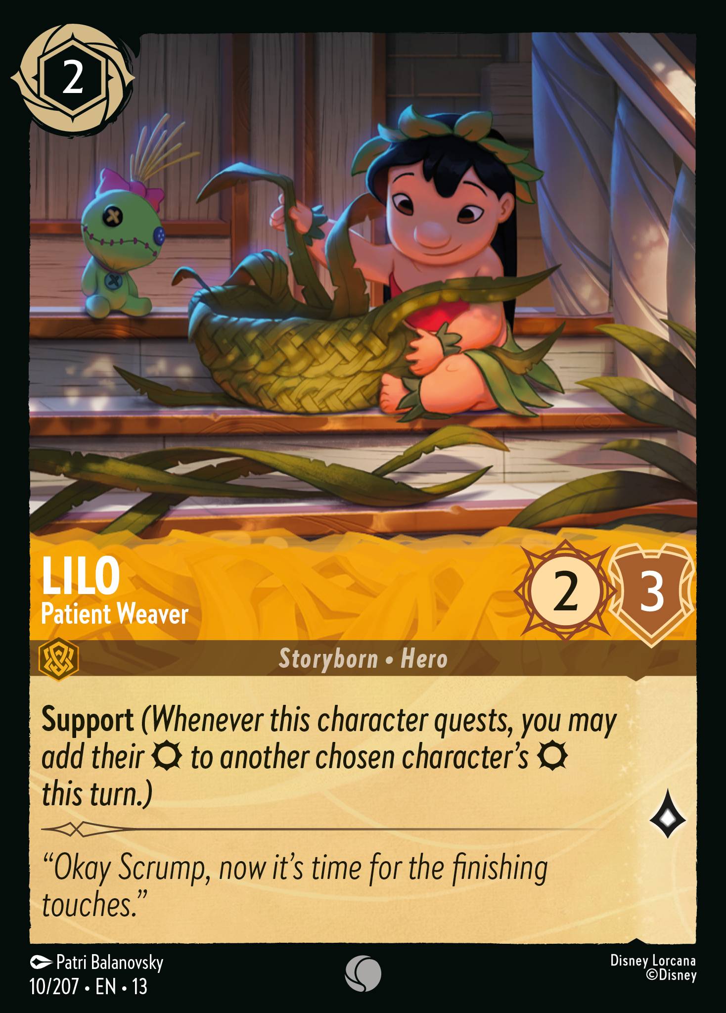 Carta Lilo - Patient Weaver del set Attack of the Vine!