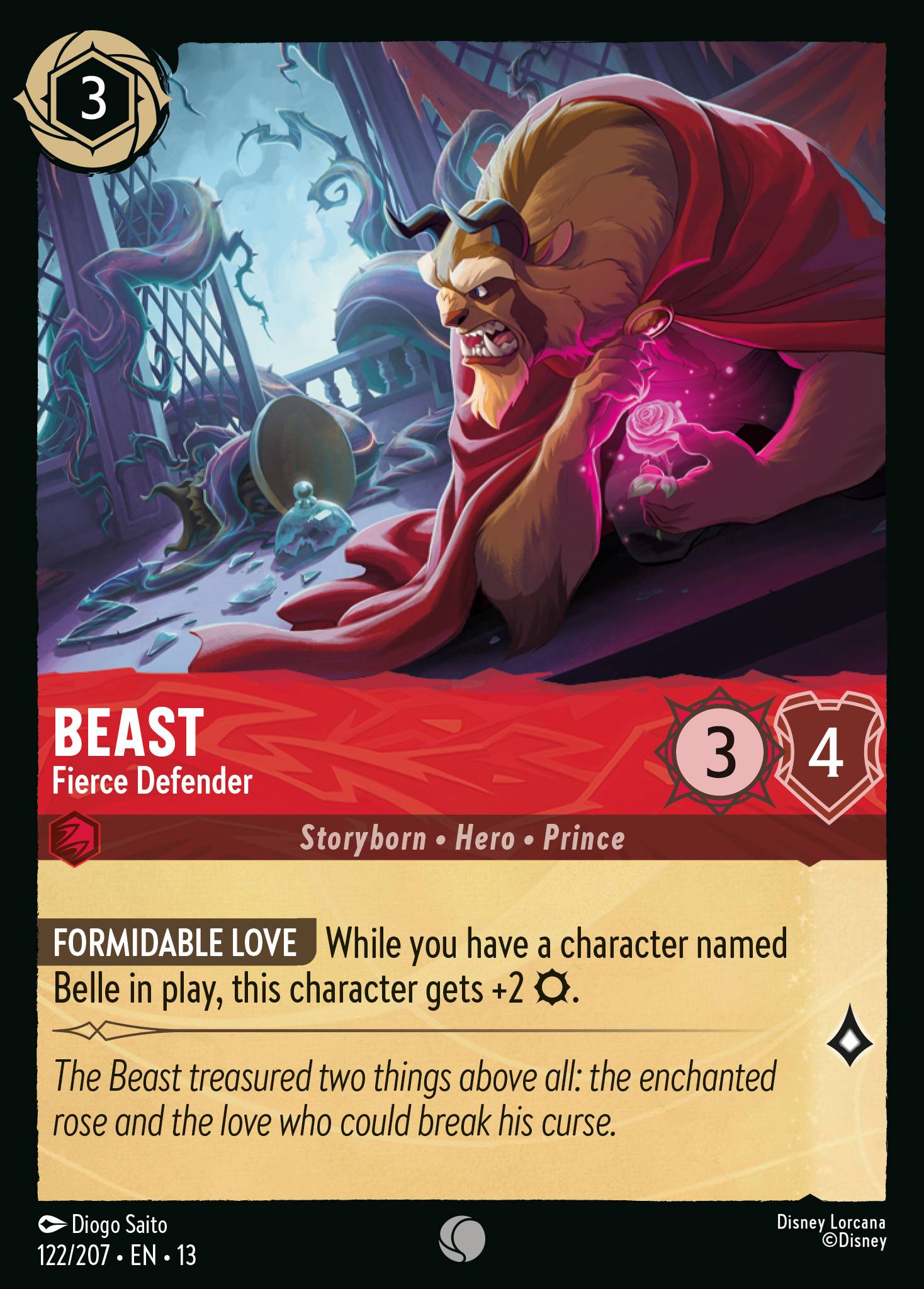 Carta Beast - Fierce Defender del set Attack of the Vine!