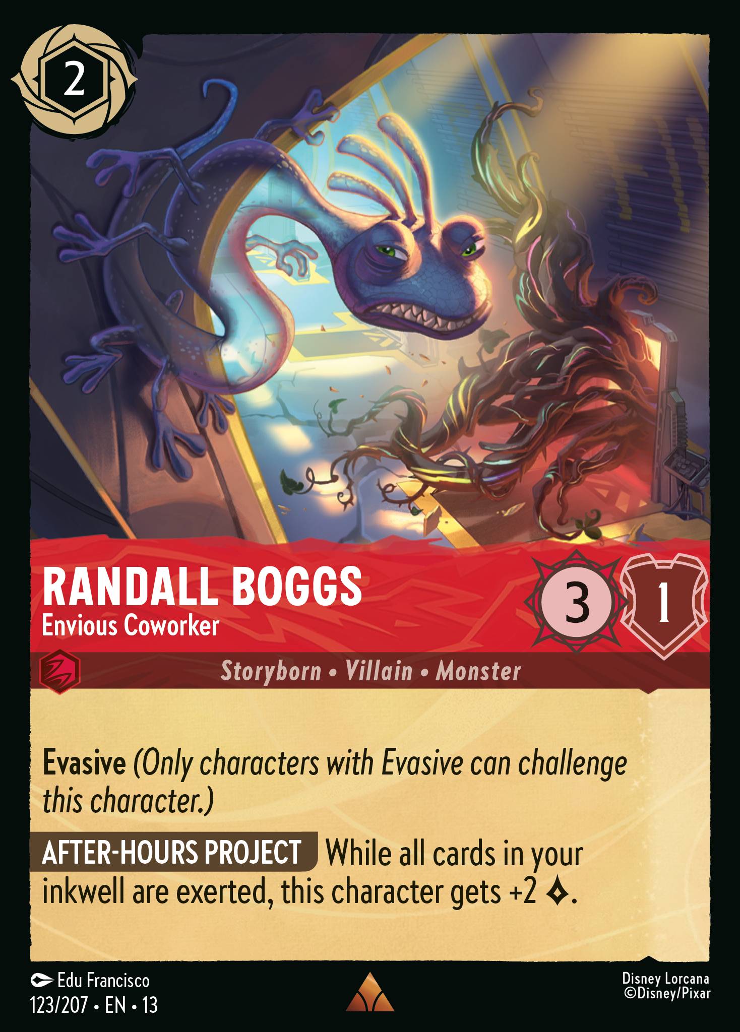 Carta Randall Boggs - Envious Coworker del set Attack of the Vine!