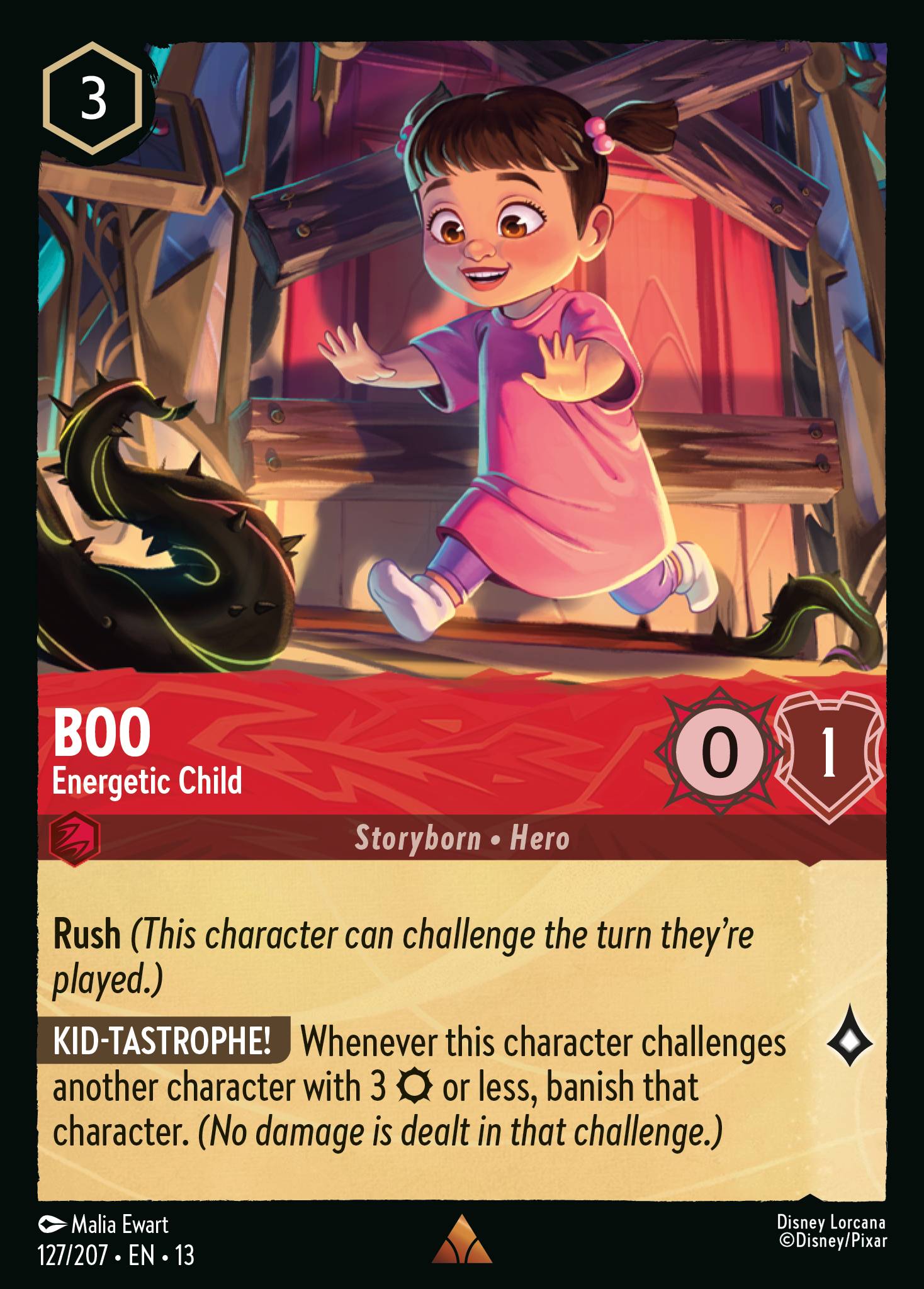Carta Boo - Energetic Child del set Attack of the Vine!