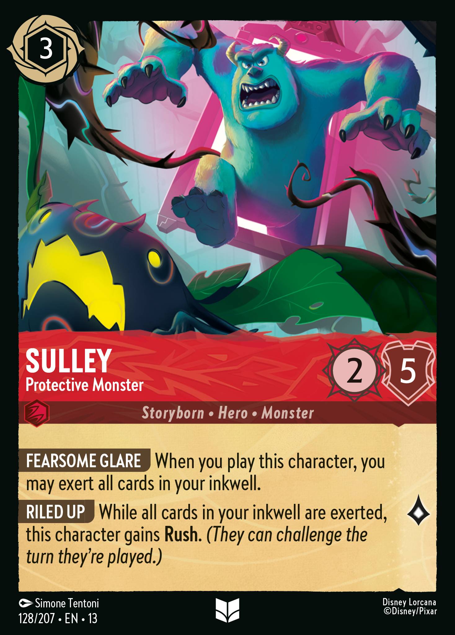 Carta Sulley - Protective Monster del set Attack of the Vine!