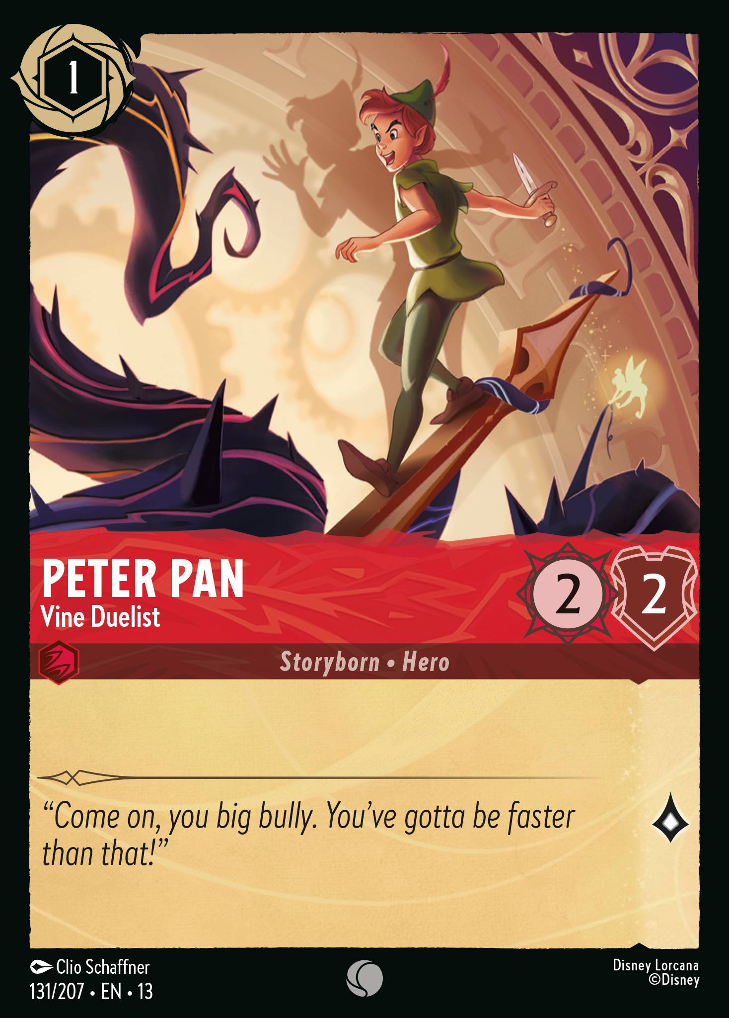 Carta Peter Pan - Vine Duelist del set Attack of the Vine!