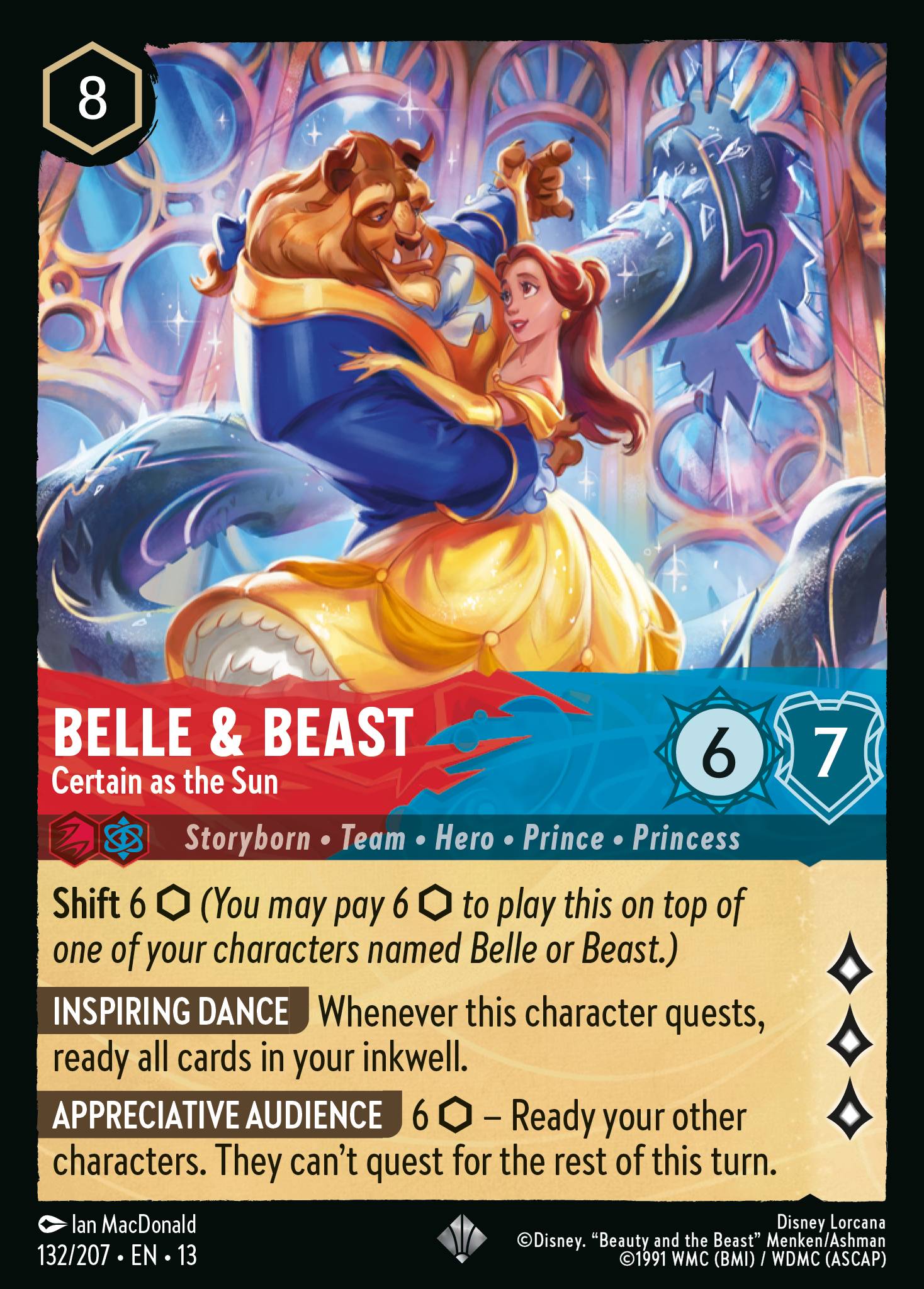 Carta Belle & Beast - Certain as the Sun del set Attack of the Vine!