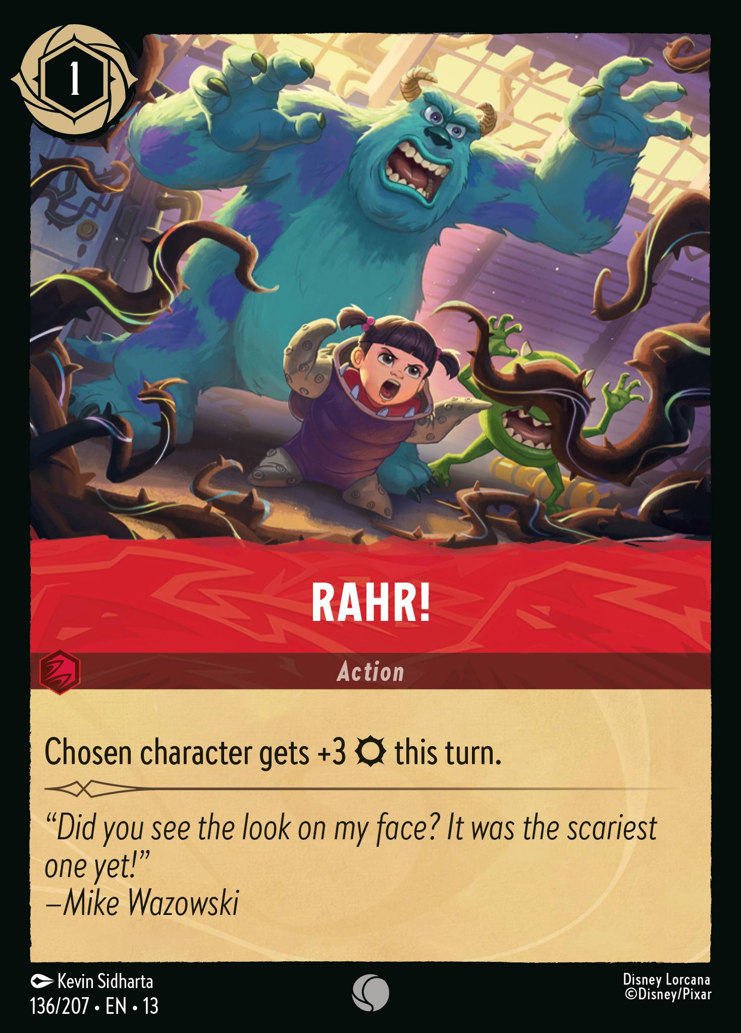 Carta Rahr! del set Attack of the Vine!
