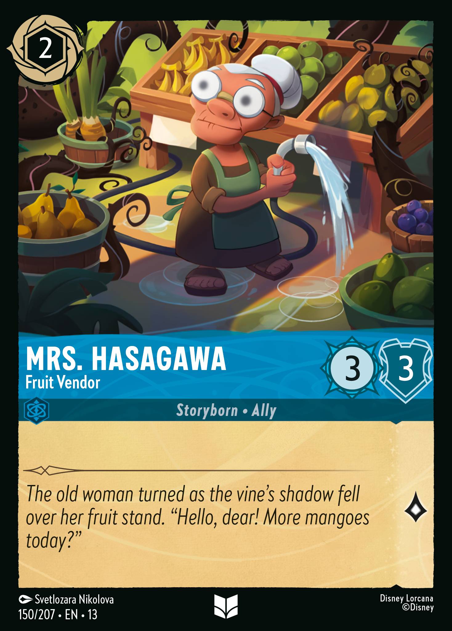 Carta Mrs. Hasagawa - Fruit Vendor del set Attack of the Vine!
