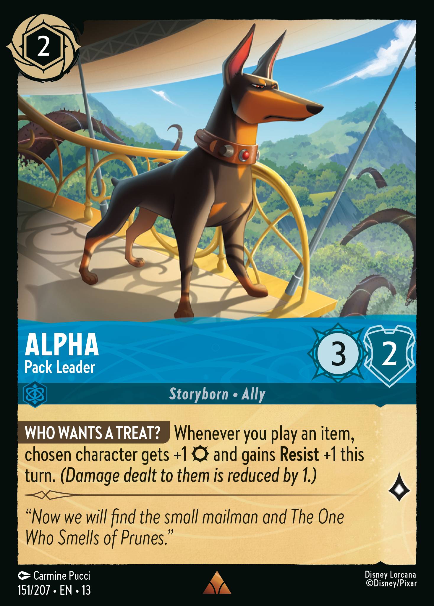 Carta Alpha - Pack Leader del set Attack of the Vine!