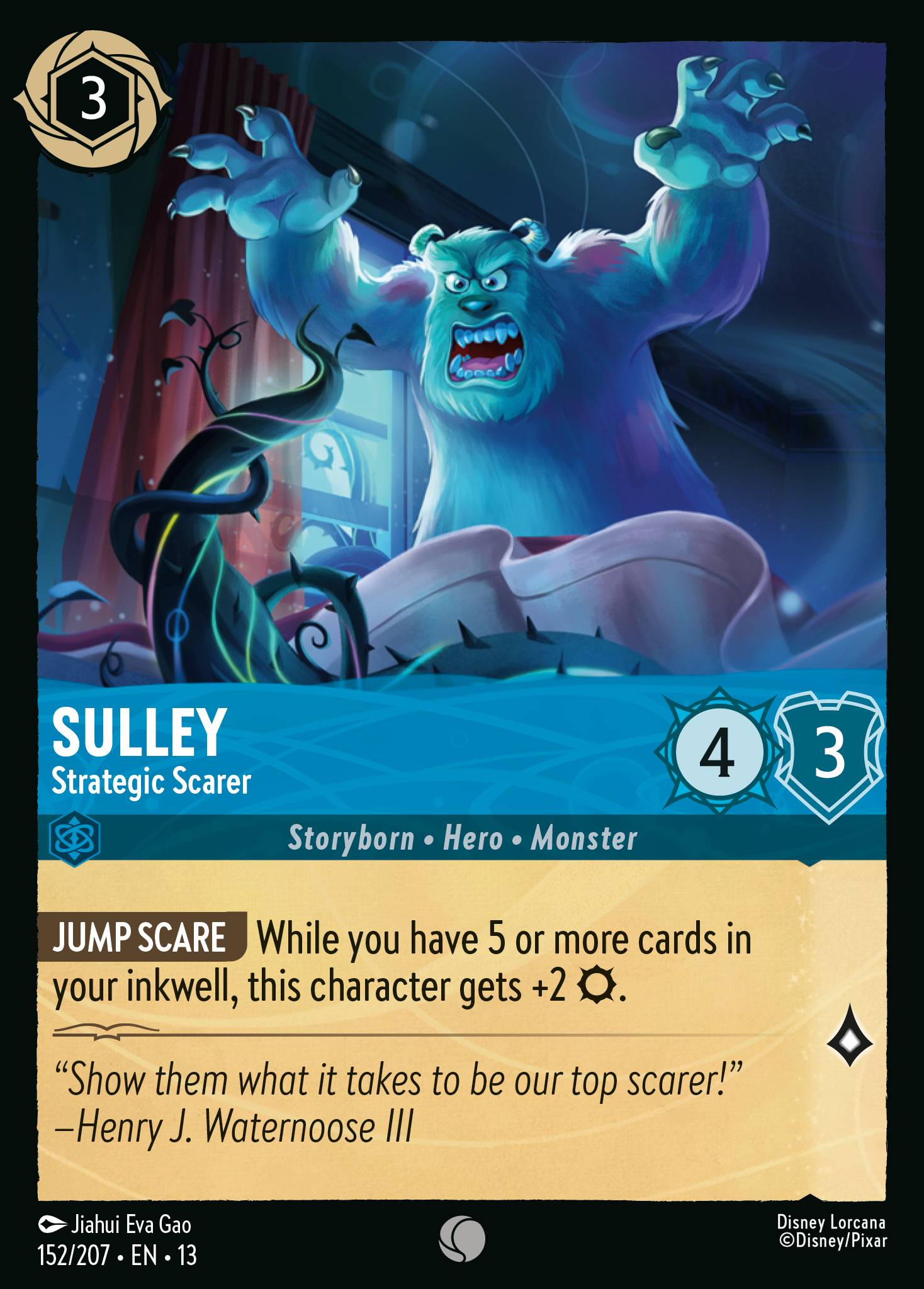 Carta Sulley - Strategic Scarer del set Attack of the Vine!