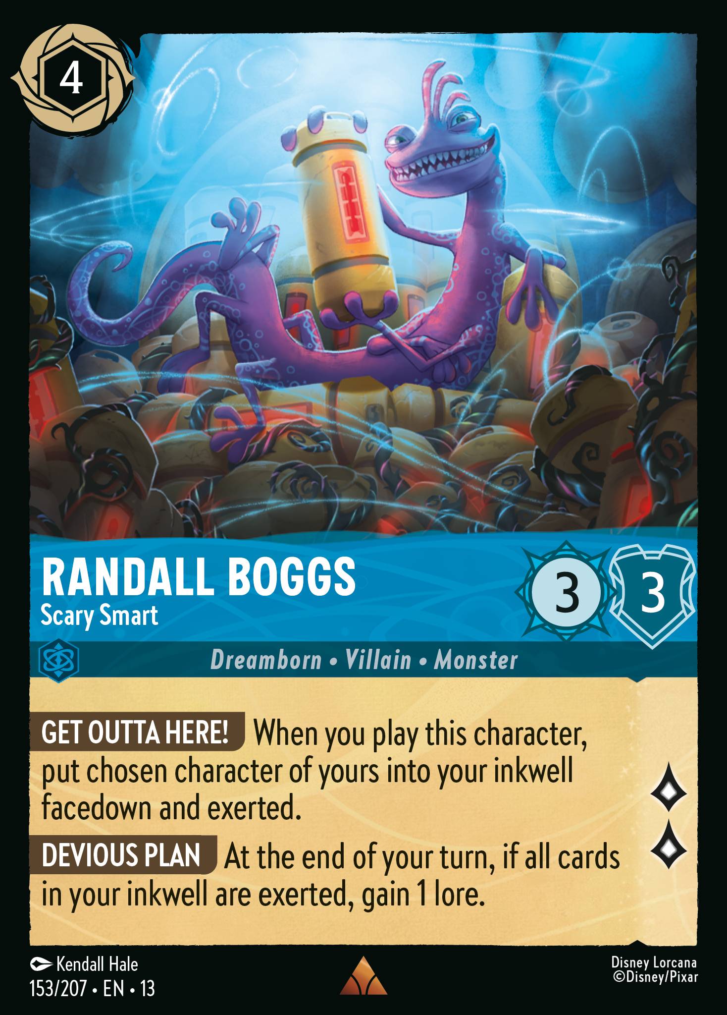 Carta Randall Boggs - Scary Smart del set Attack of the Vine!