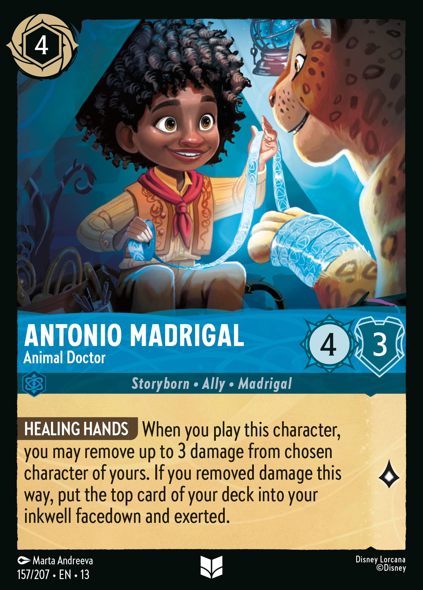 Carta Antonio Madrigal - Animal Doctor del set Attack of the Vine!