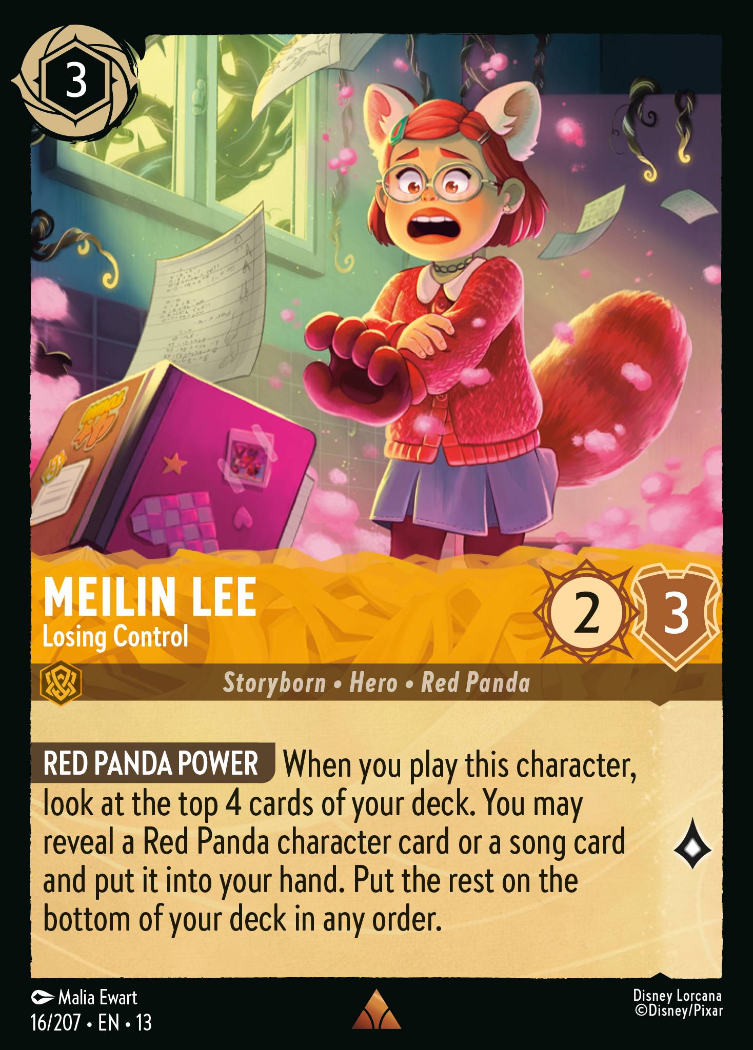 Carta Meilin Lee - Losing Control del set Attack of the Vine!