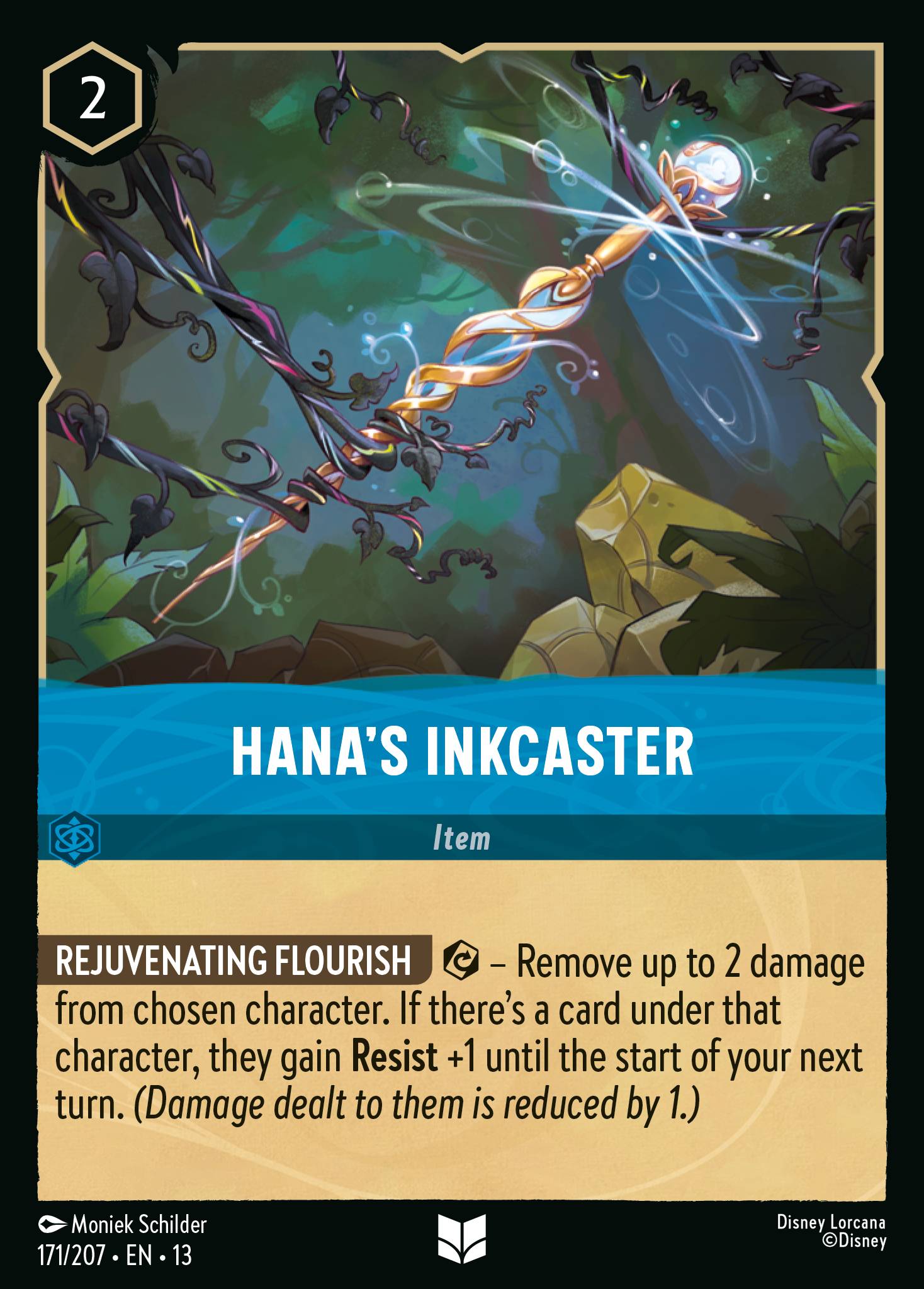 Carta Hana's Inkcaster del set Attack of the Vine!