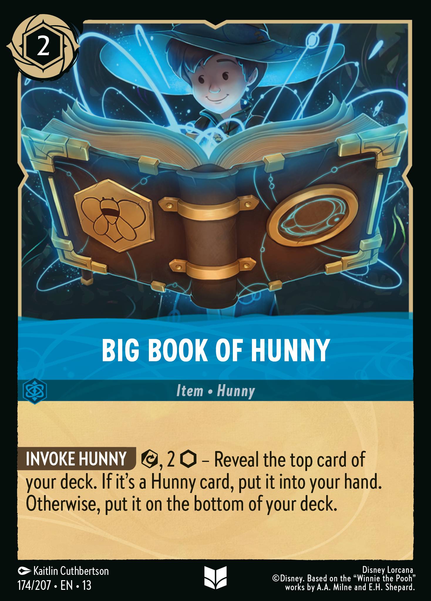 Carta Big Book of Hunny del set Attack of the Vine!