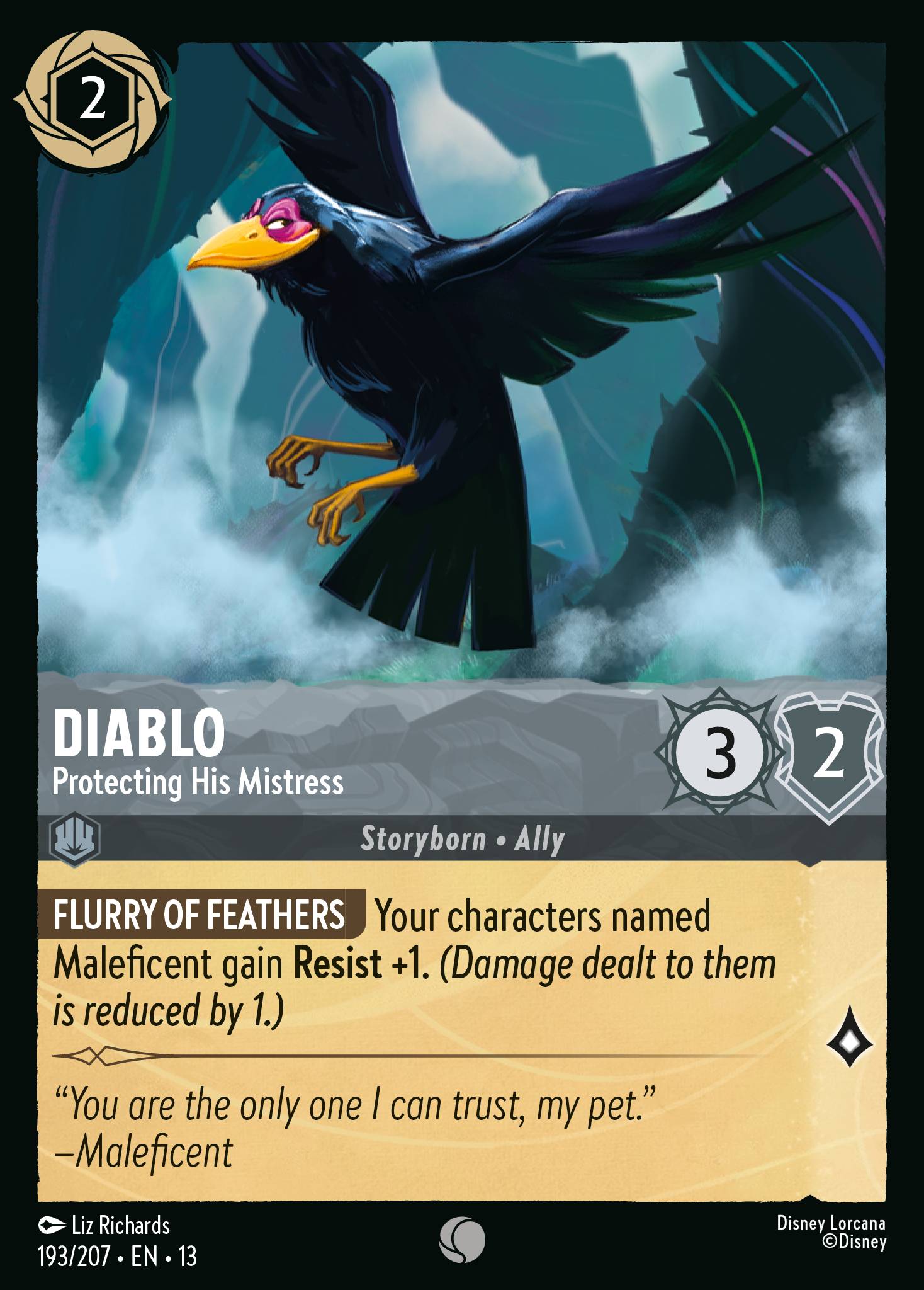 Carta Diablo - Protecting His Mistress del set Attack of the Vine!