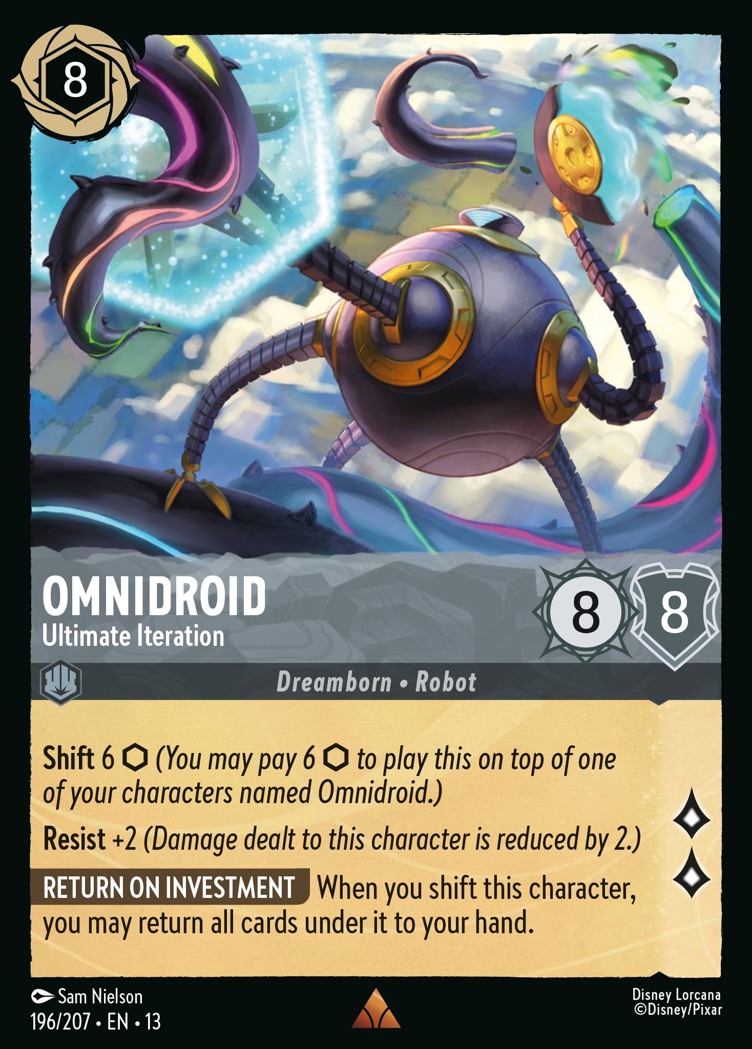 Carta Omnidroid - Ultimate Iteration del set Attack of the Vine!